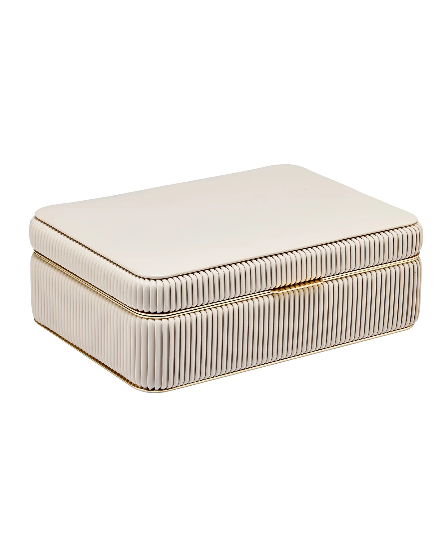 Wolf Bella Medium Jewellery Box Bone - Image 3