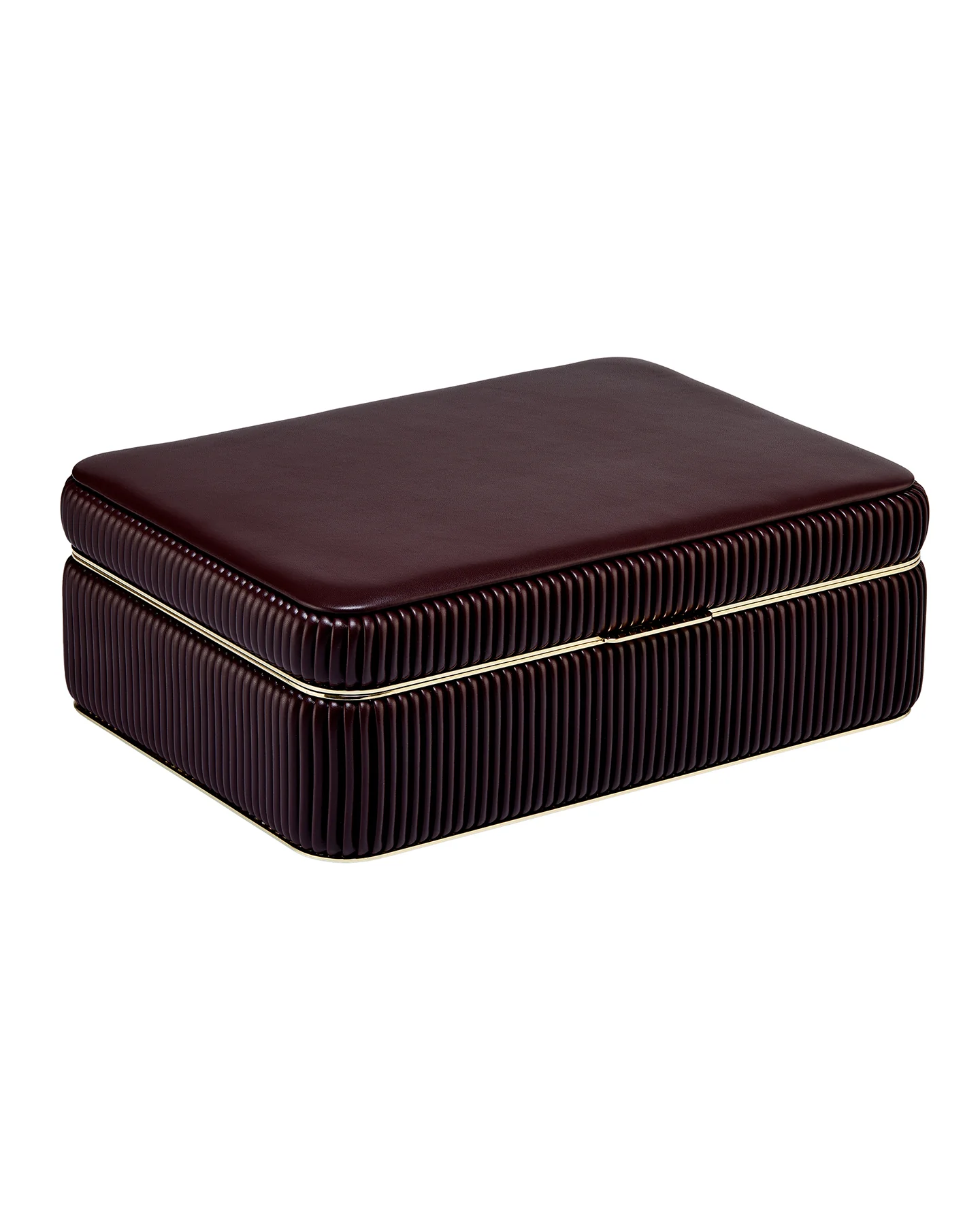 Wolf Bella Medium Jewellery Box Bordeaux - Image 3