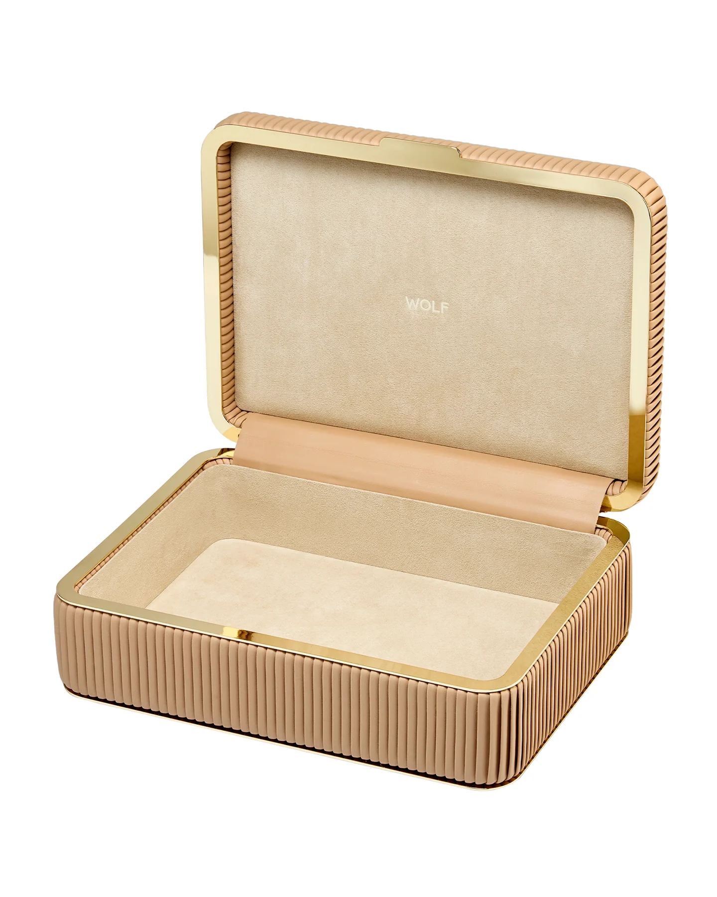 Wolf Bella Medium Jewellery Box Mocha - Image 4