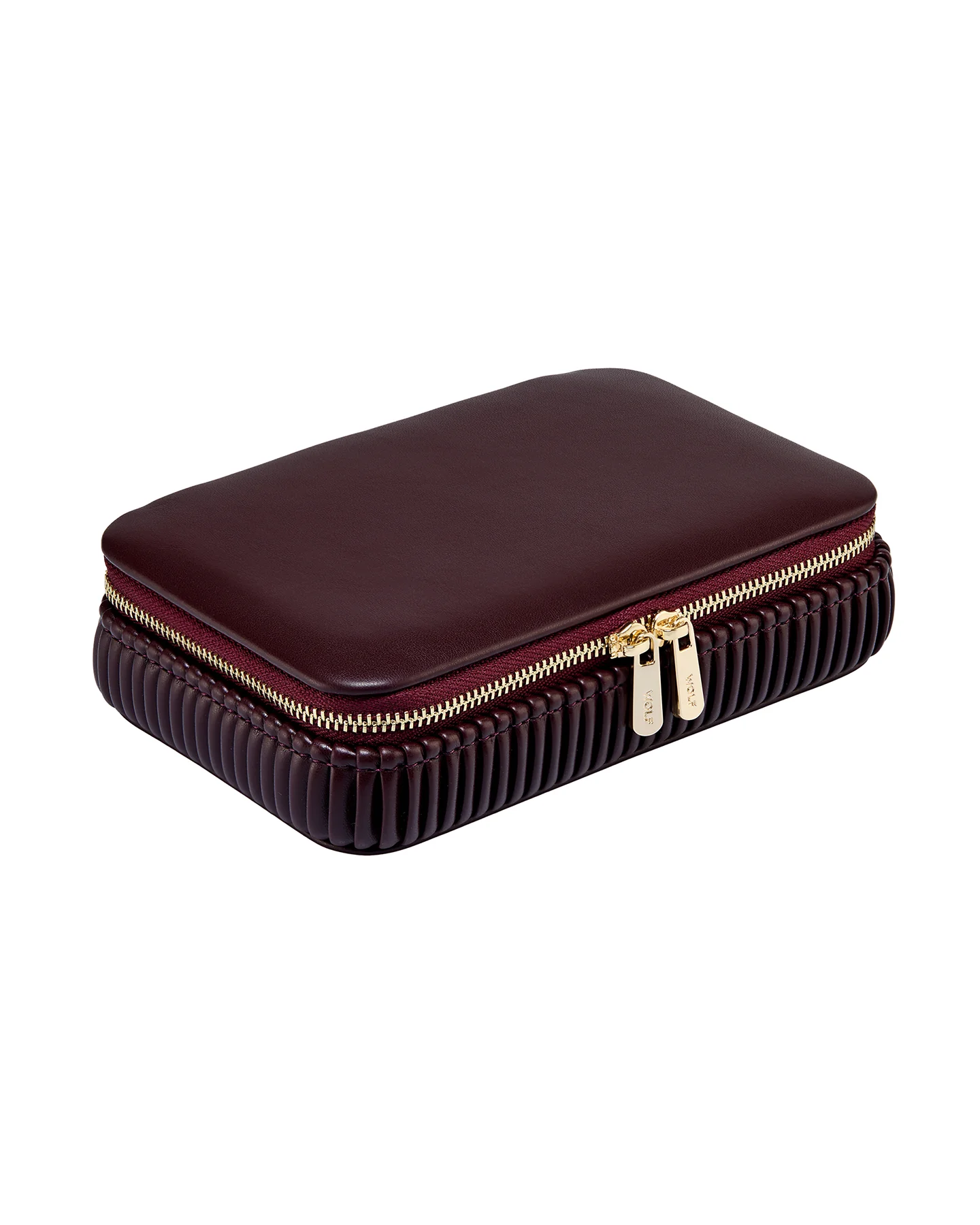 Wolf Bella Travel Zip Case Bordeaux - Image 3