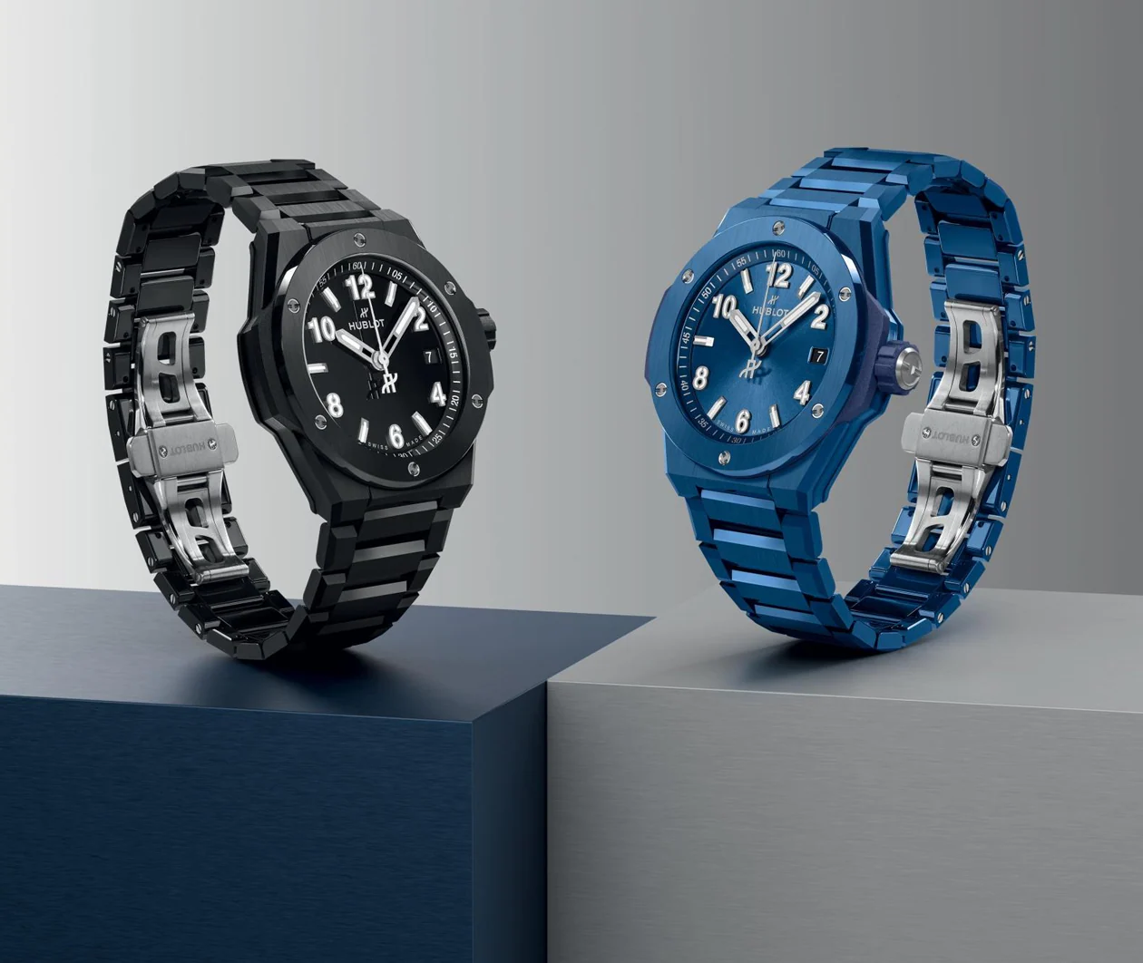 Big Bang Integrated Time Only Blue Ceramic 38mm - Image 4