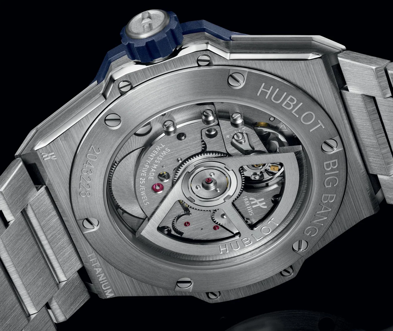 Big Bang Integrated Time Only Titanium Blue 38mm - Image 3
