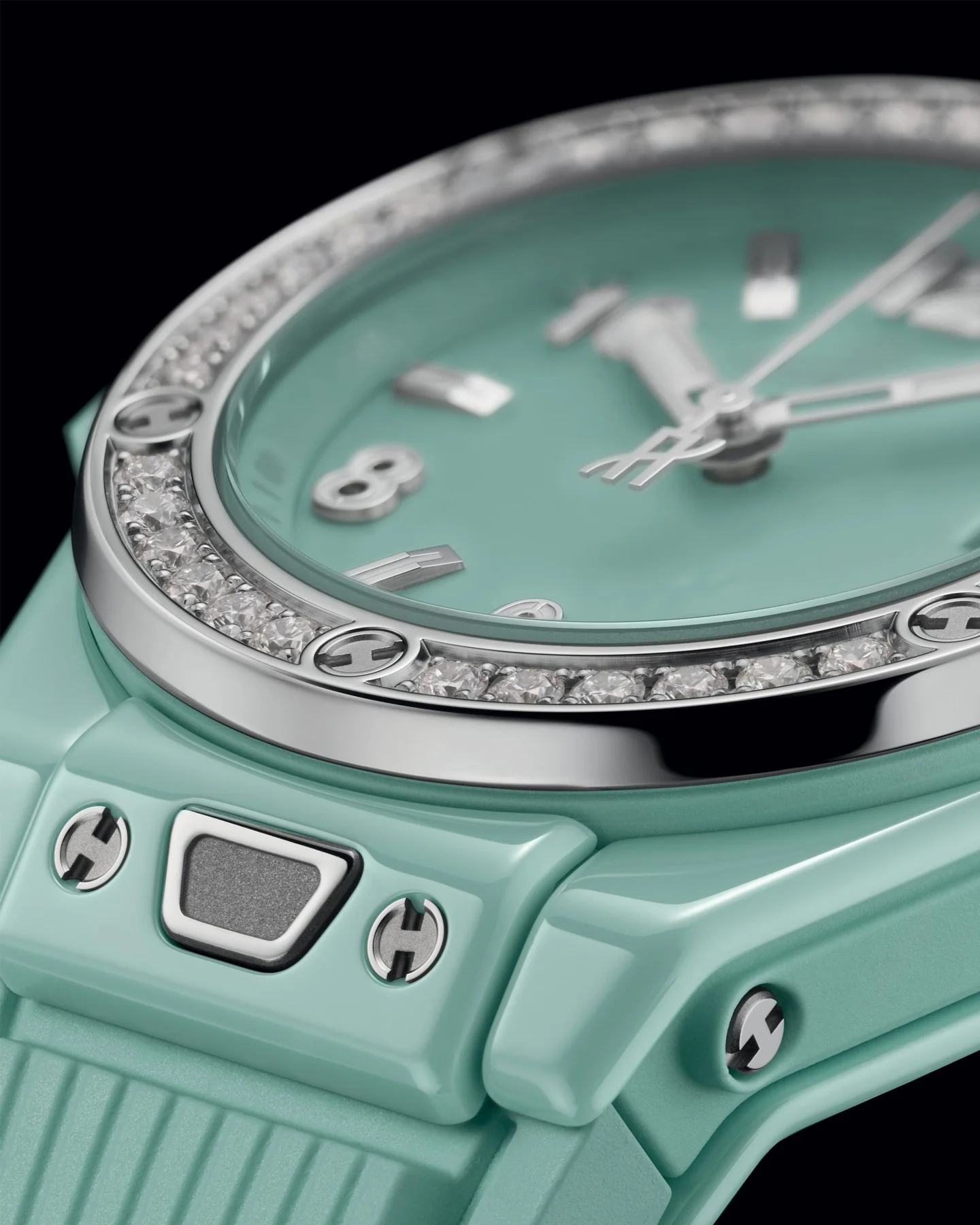 Big Bang One Click Mint Green Ceramic Diamonds - Image 3