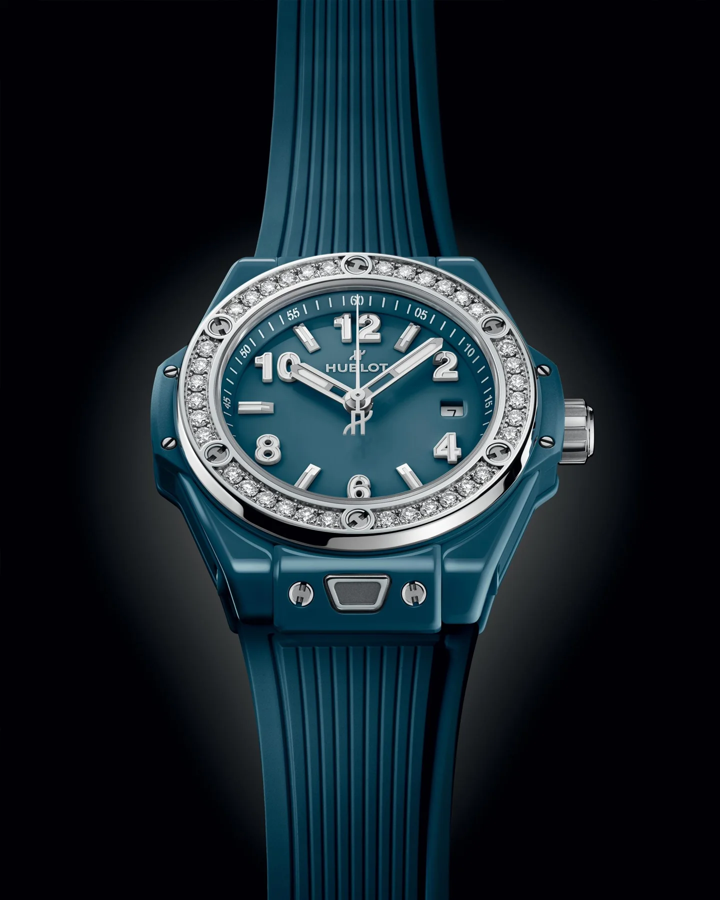 Big Bang One Click Petrol Blue Ceramic Diamonds - Image 4