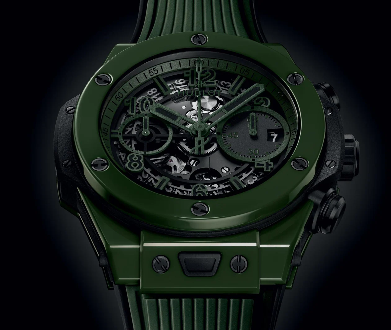 Big Bang Unico Dark Green Ceramic 42mm - Image 3