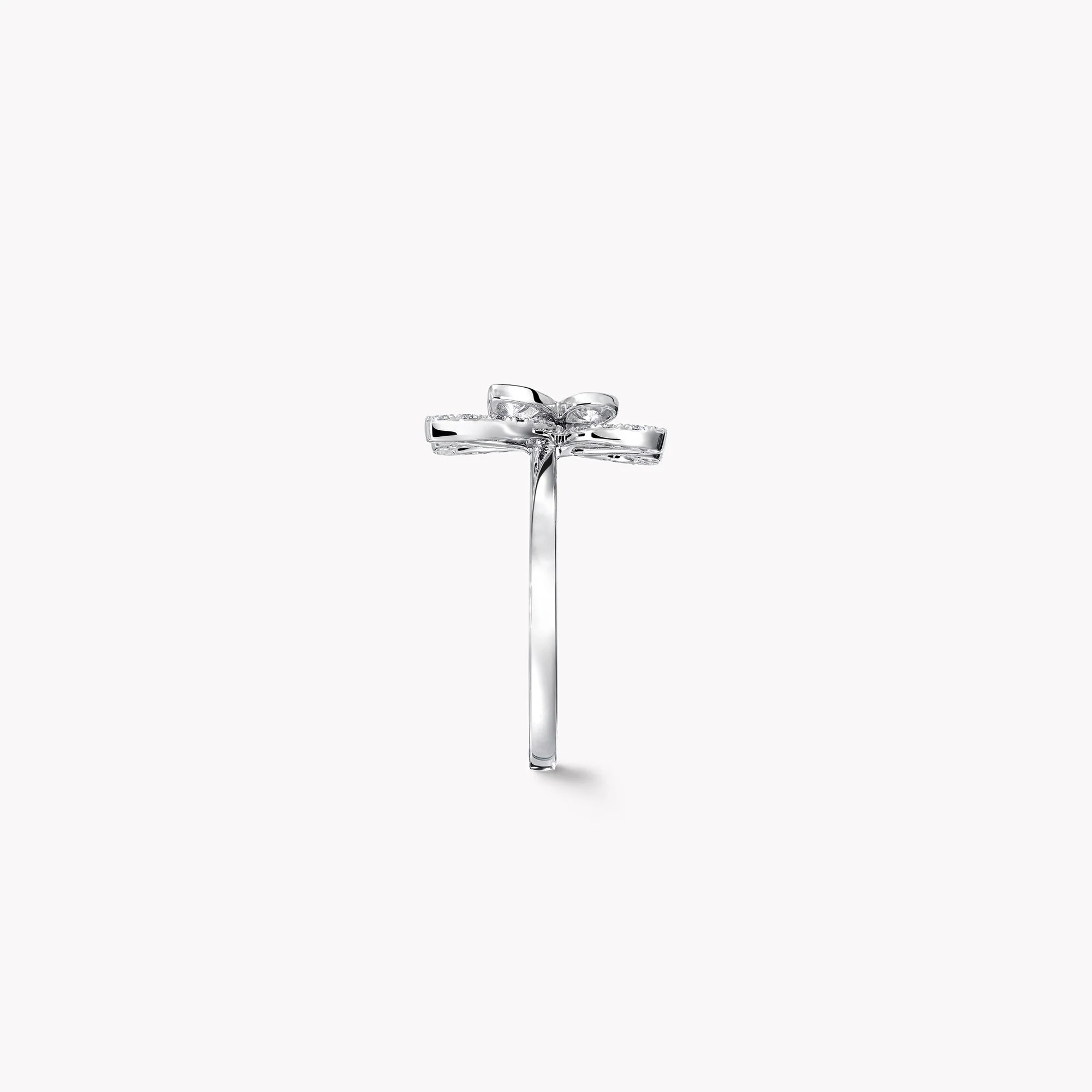 Butterfly Silhouette Diamond Ring - Image 3