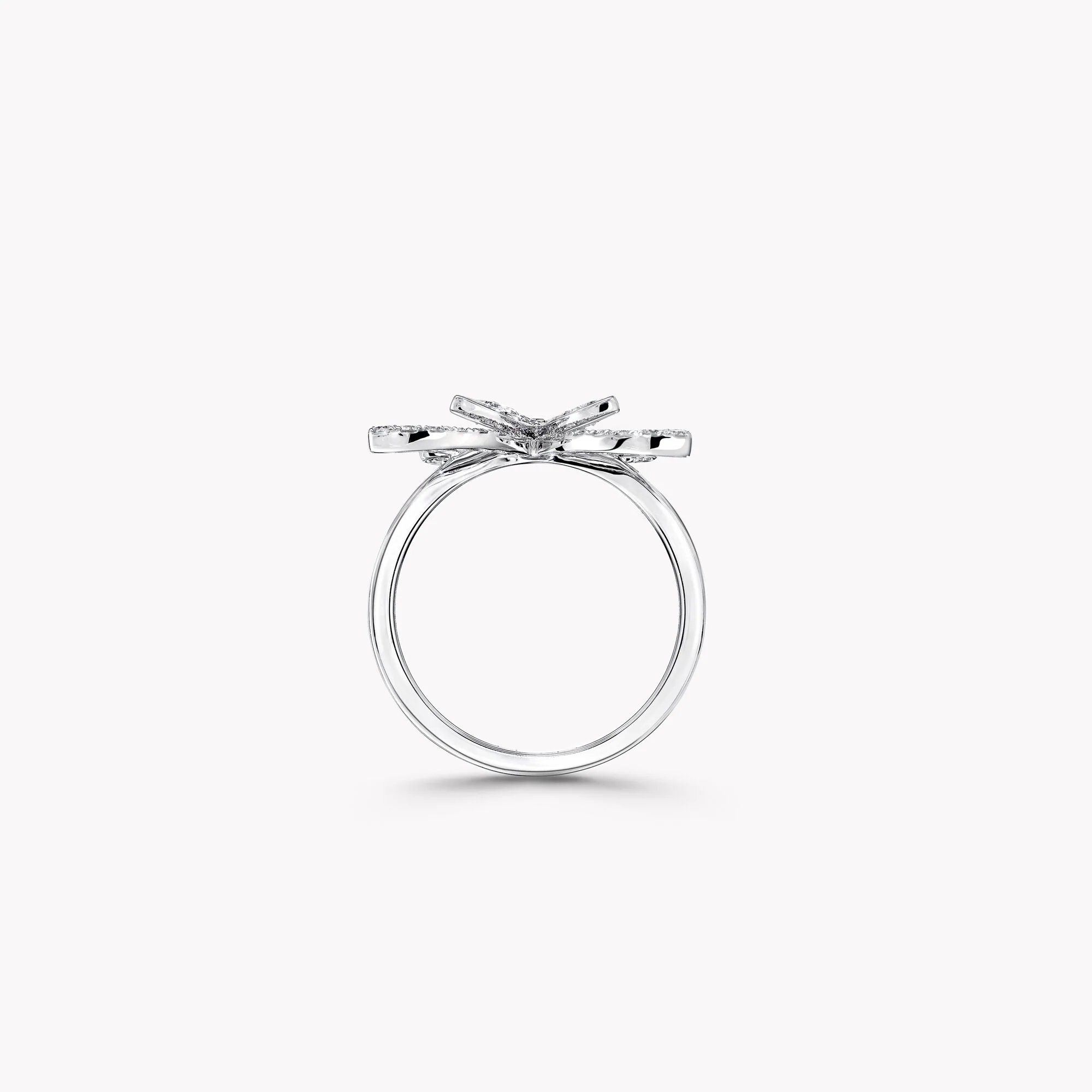 Butterfly Silhouette Diamond Ring - Image 4