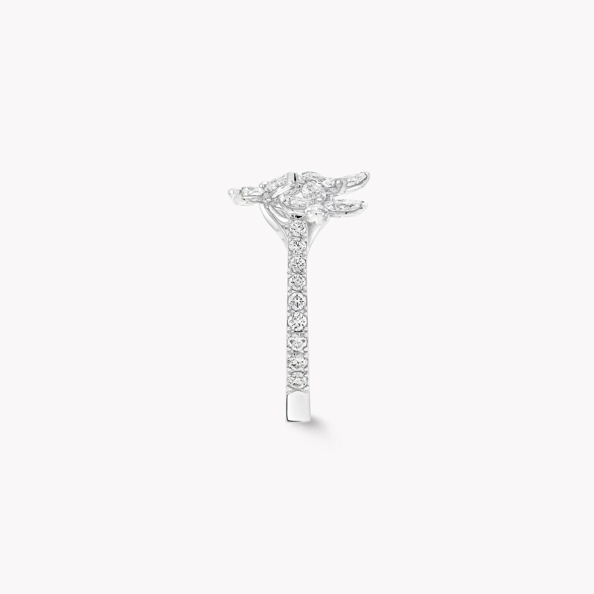 Classic Butterfly Petite Diamond Ring - Image 3