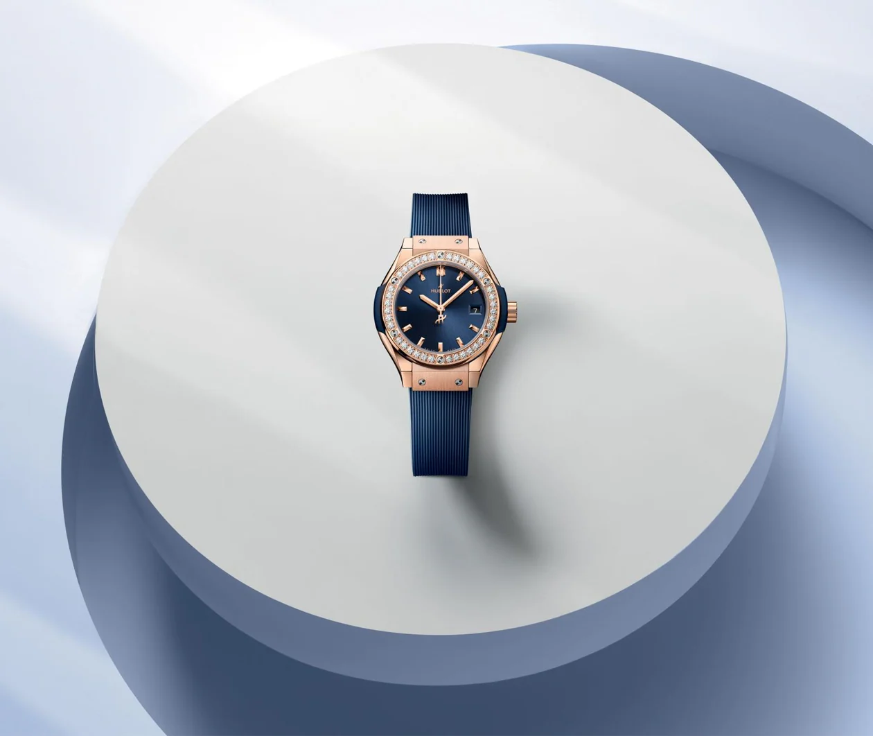Classic Fusion King Gold Blue Diamonds 29mm - Image 2
