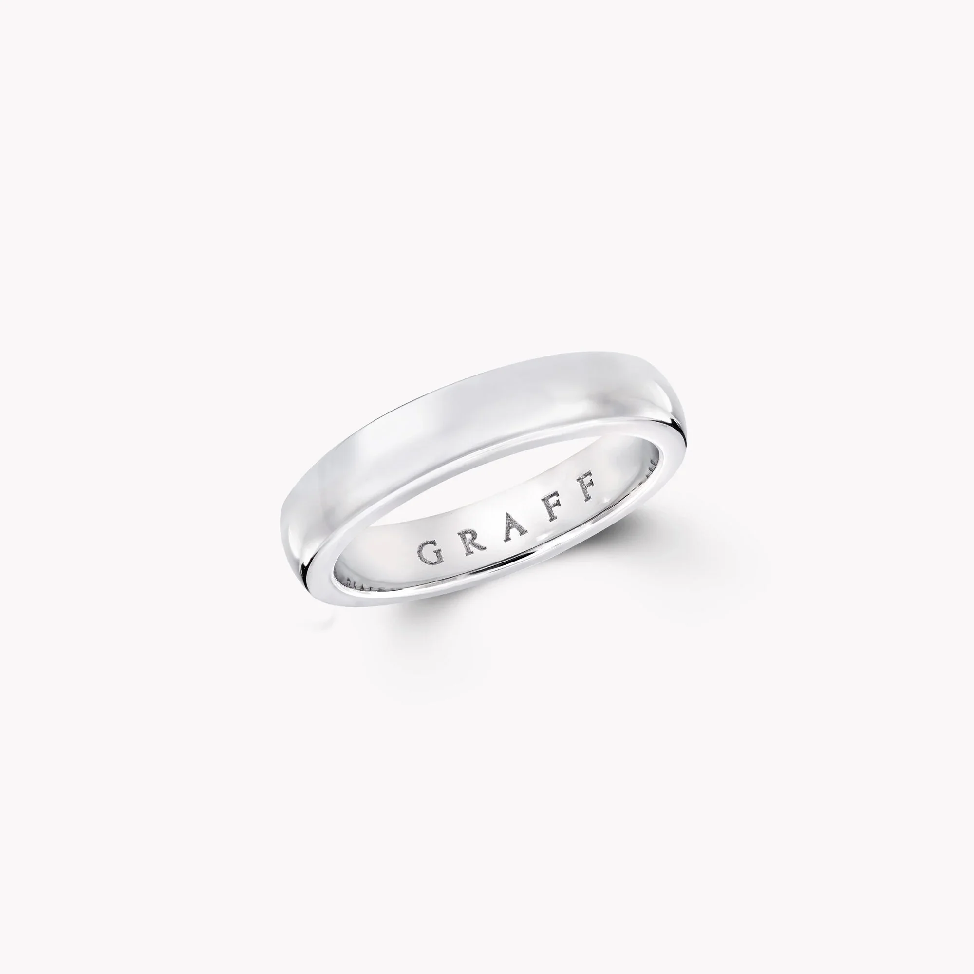 D Shape Wedding Band