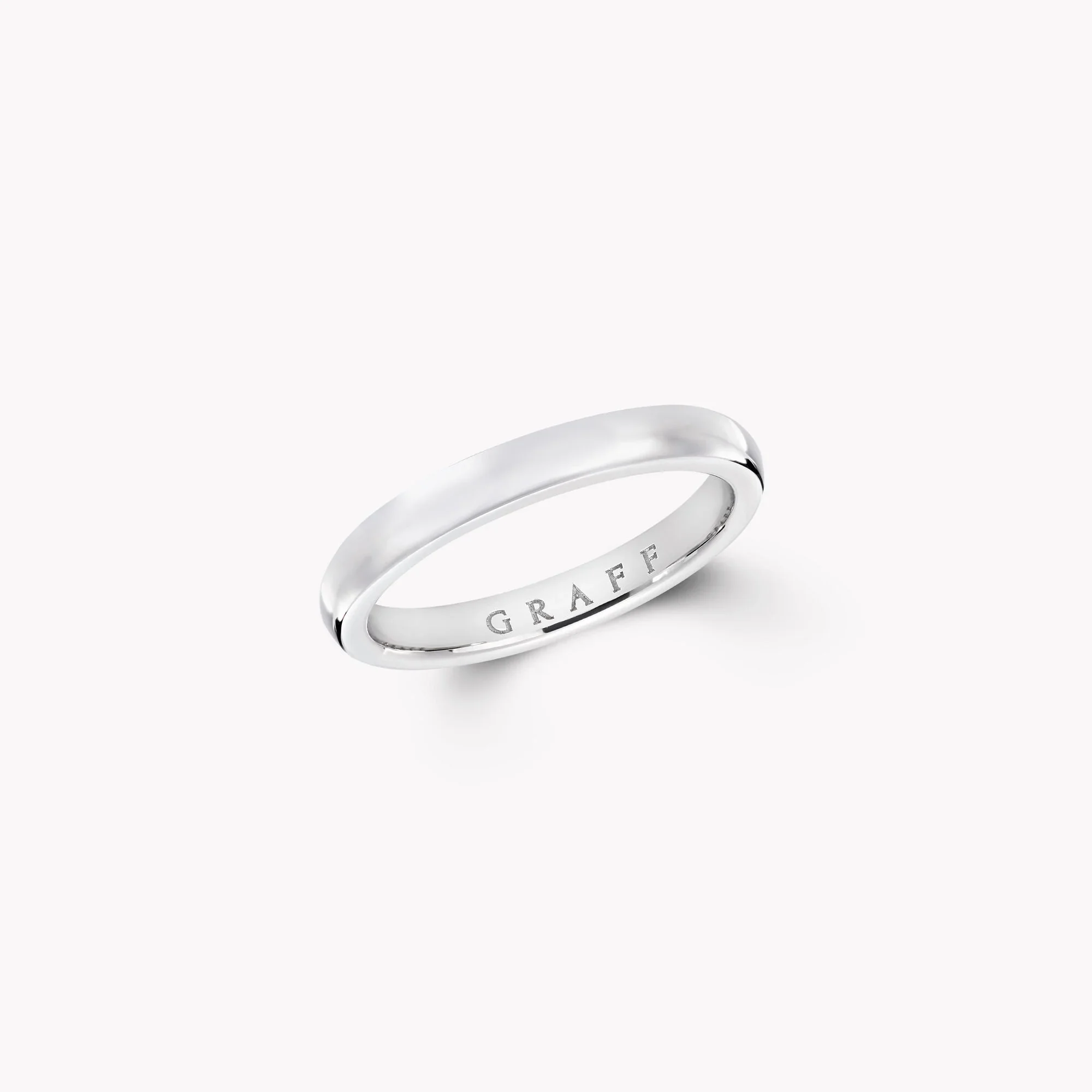 D Shape Wedding Band