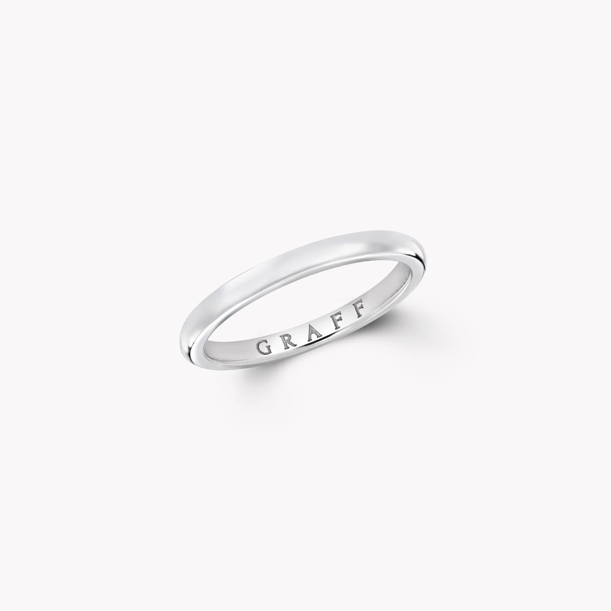D Shape Wedding Band