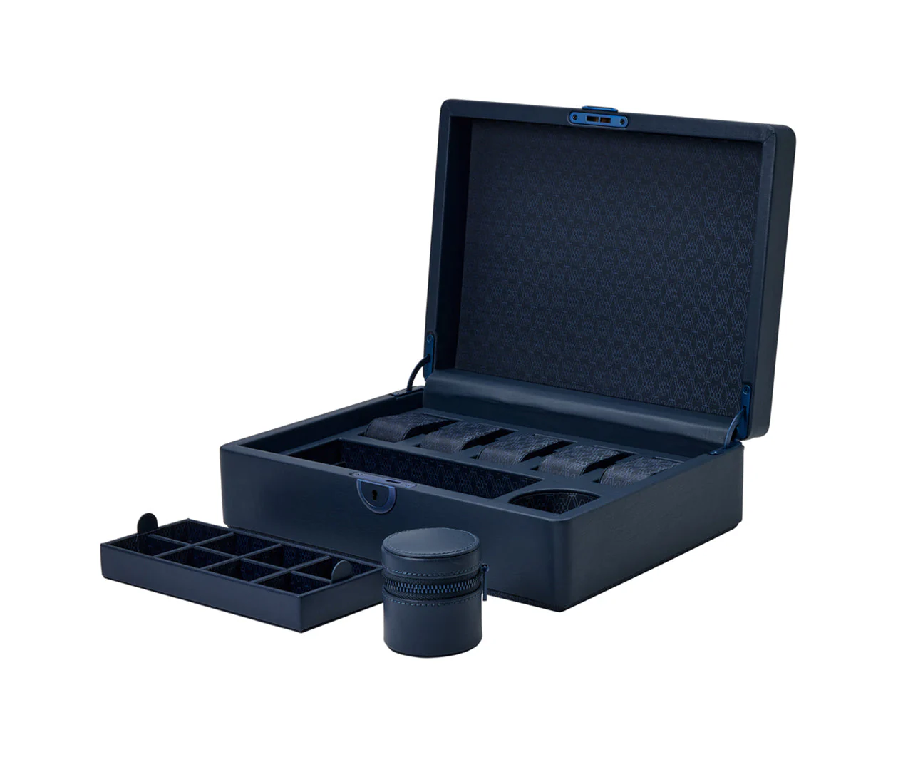 Earth 5 Piece Watch Box Blue - Image 4