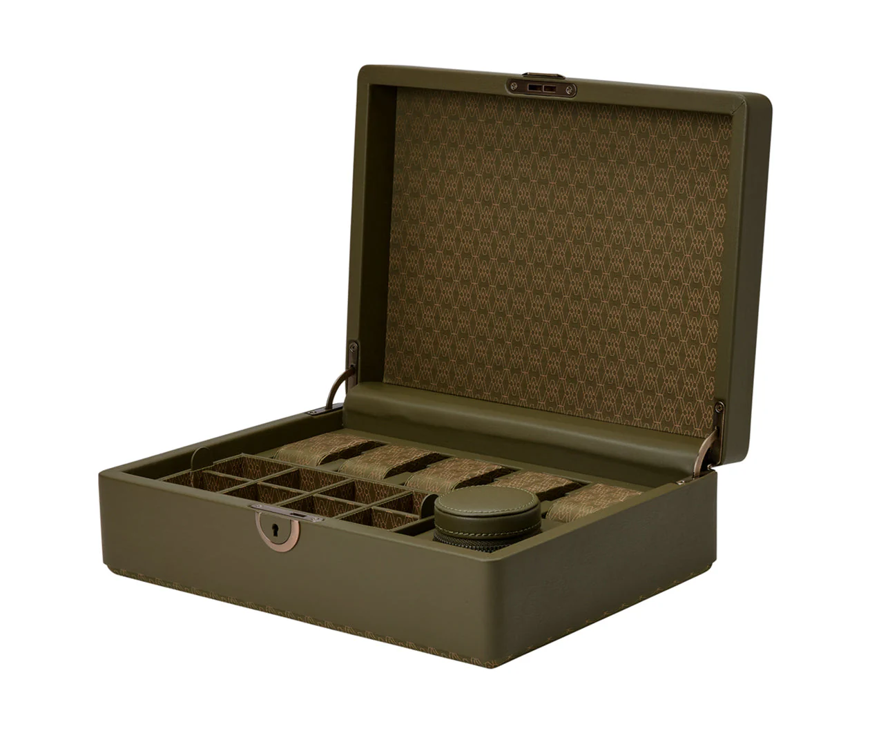 Earth 5 Piece Watch Box Olive - Image 2