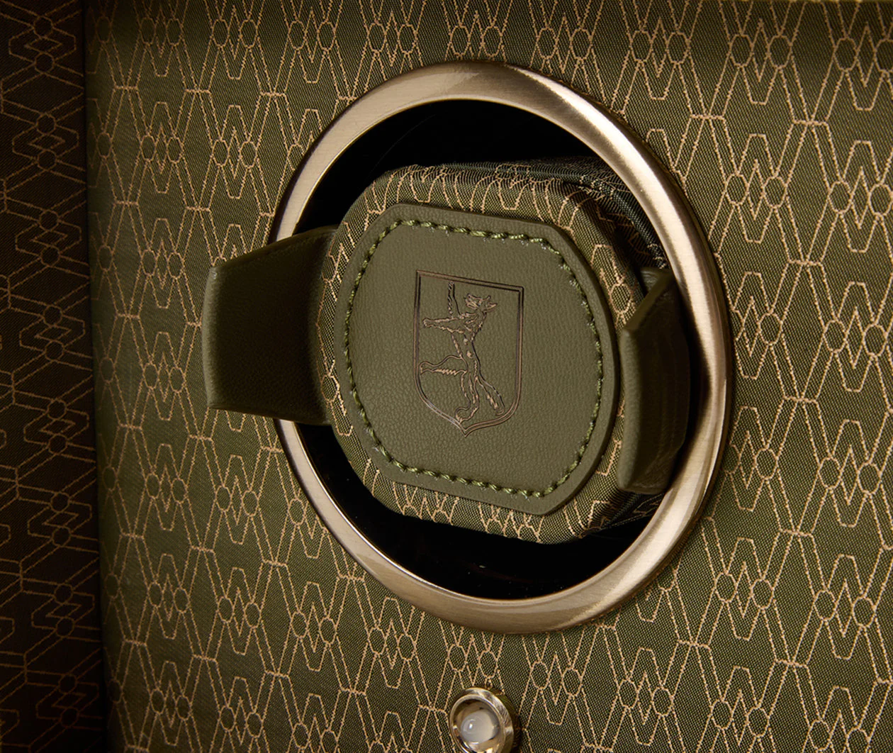 Earth Double Watch Winder With Storage Olive - Image 7