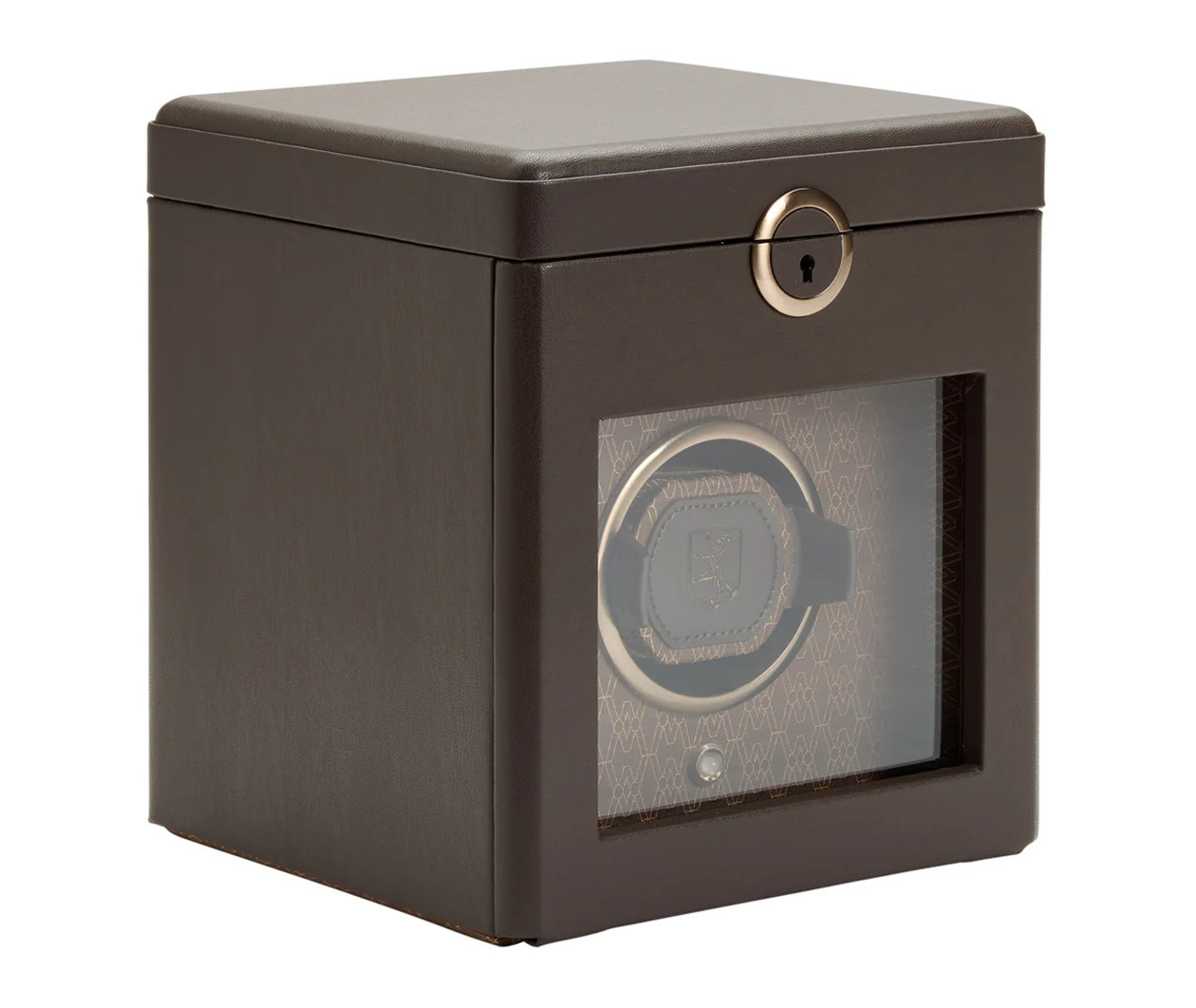 Earth Single Watch Winder With Storage Coffee - Image 2