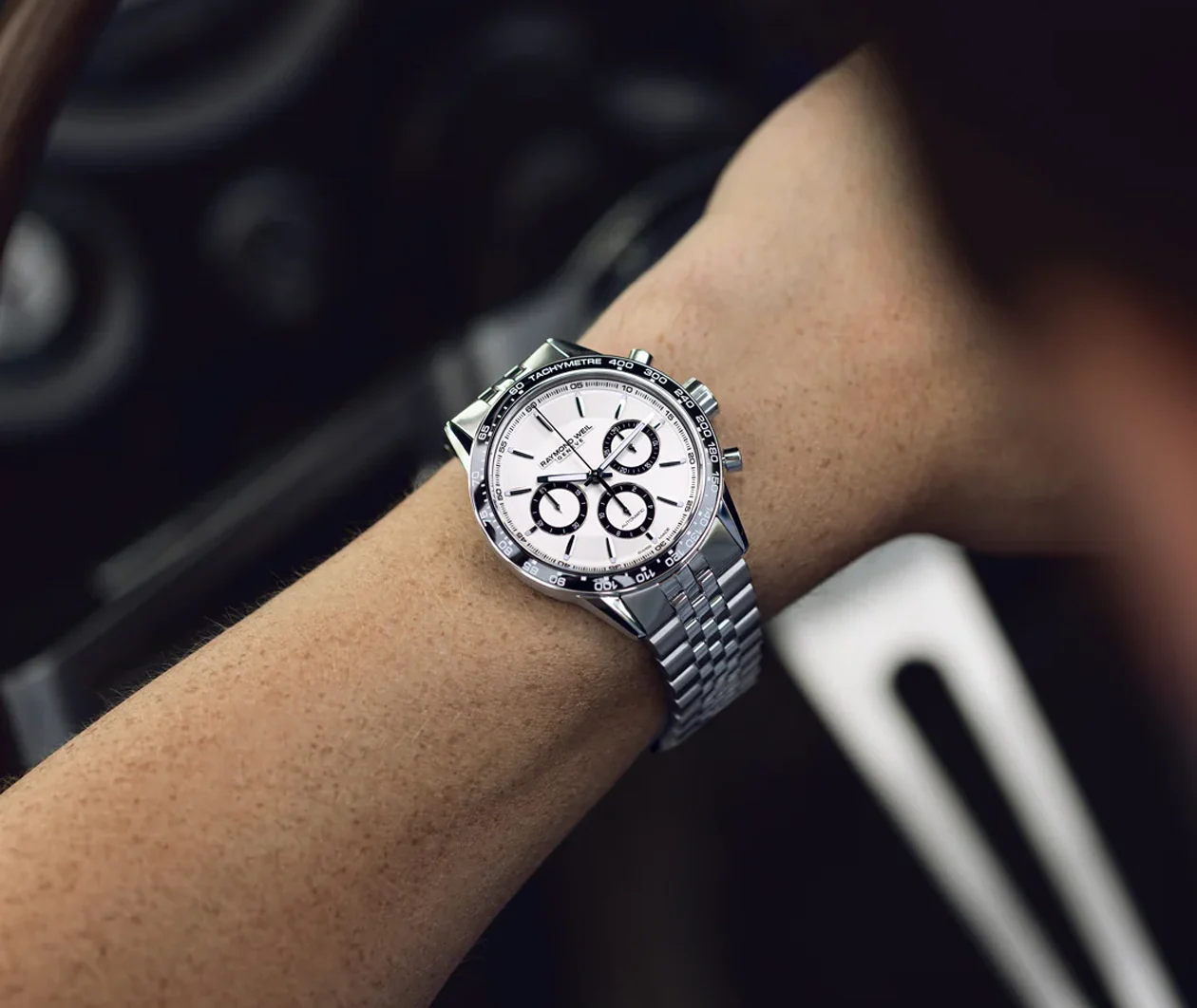 Freelancer Men's Automatic Chronograph Bracelet Watch - Image 4