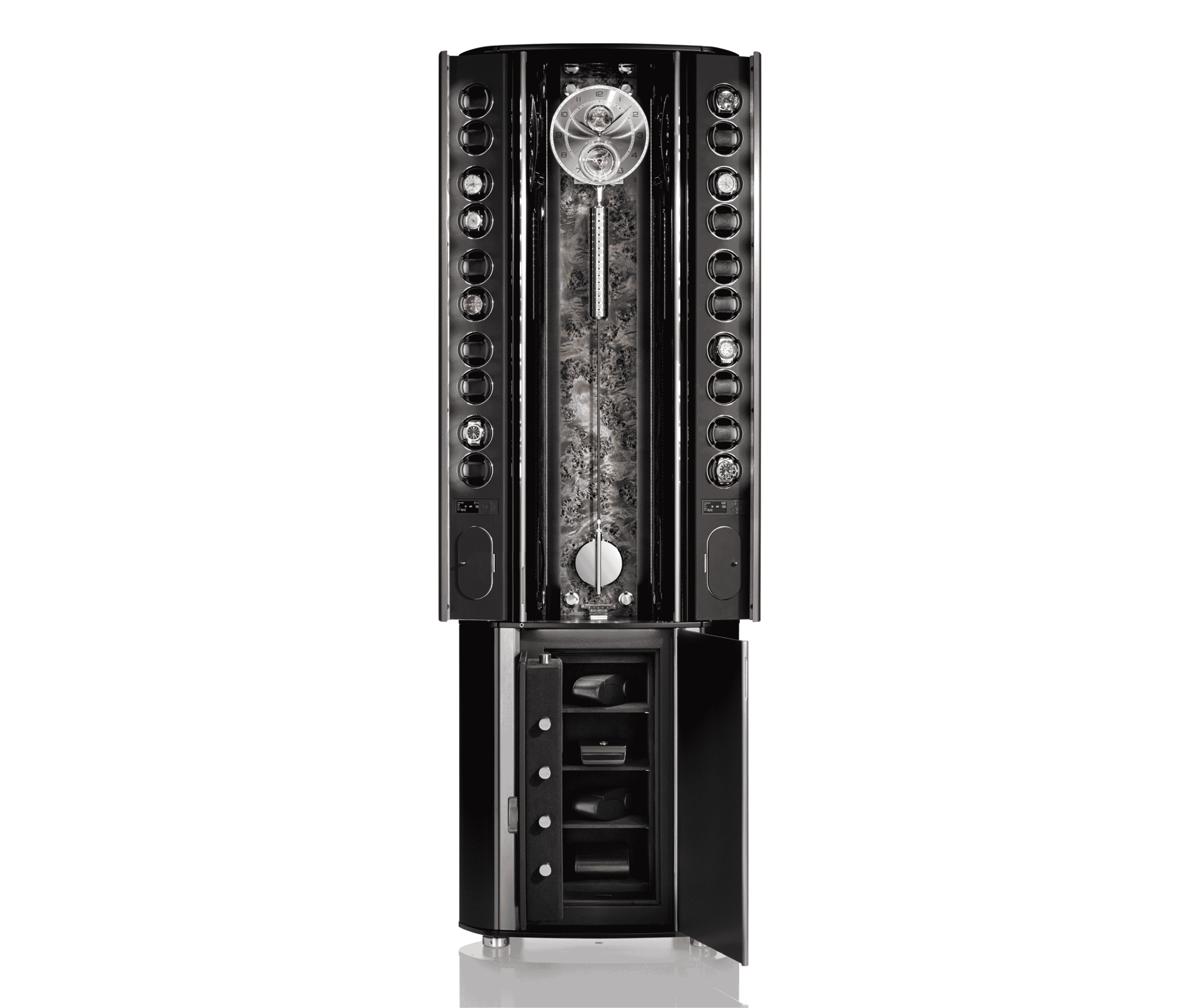 Grande Infinity Alpha 01 Pendulum Clock - Burlwood - Image 3