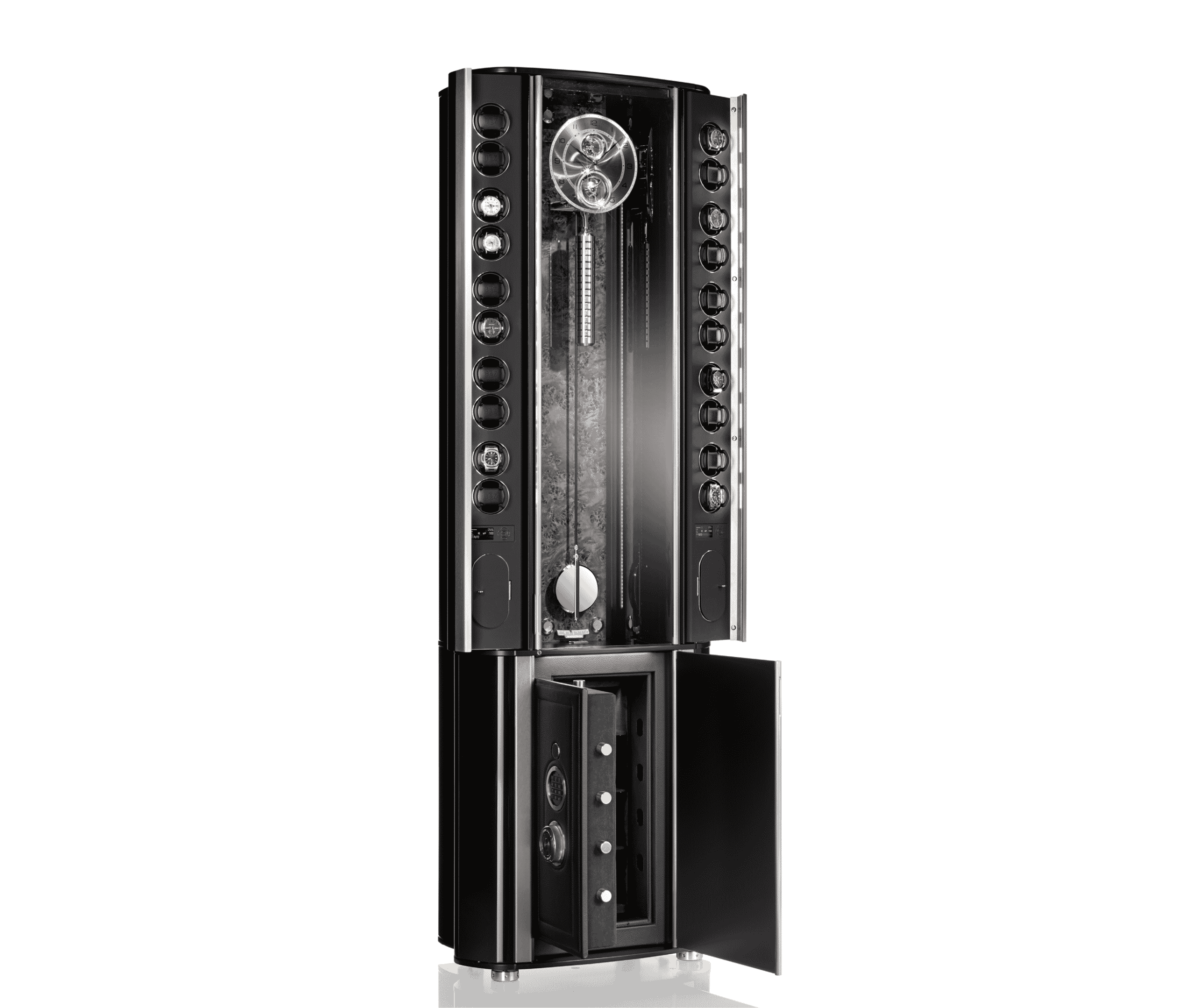 Grande Infinity Alpha 01 Pendulum Clock - Burlwood - Image 5