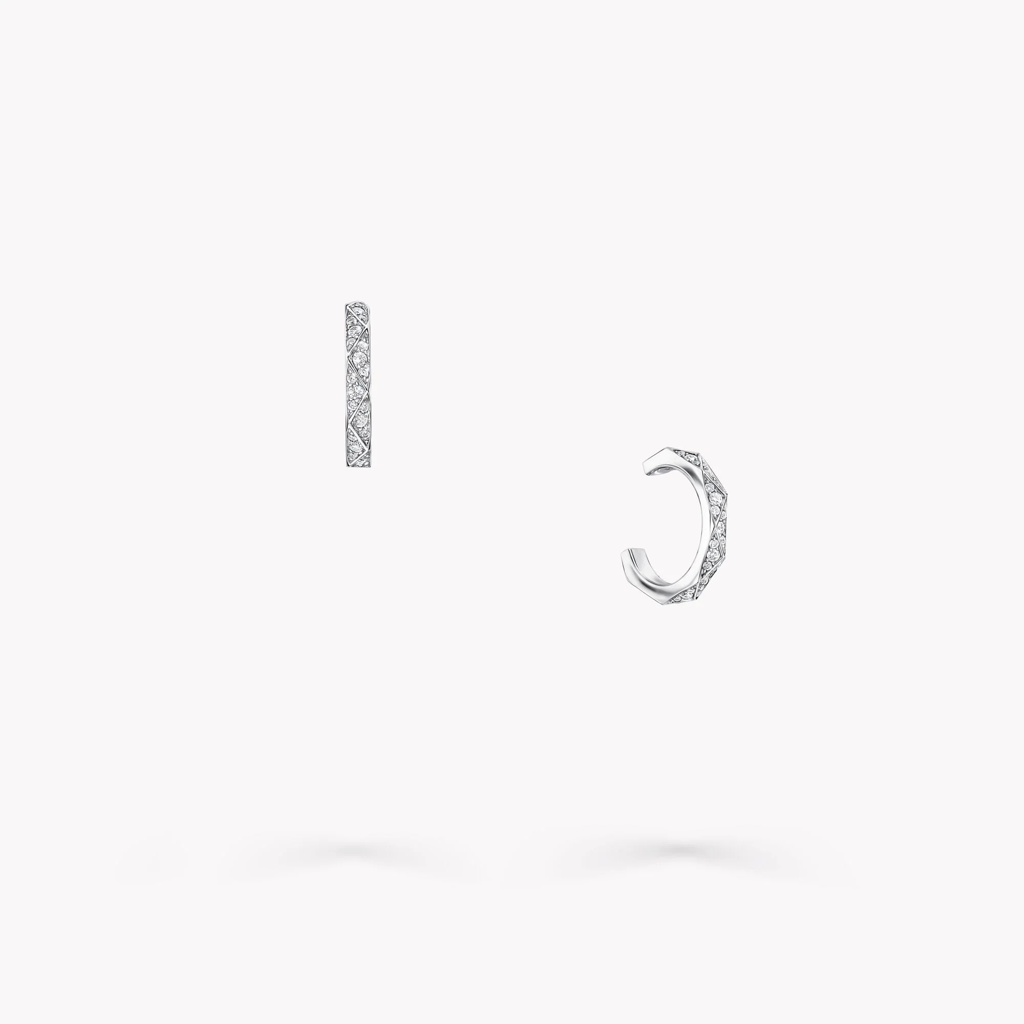 Laurence Graff Signature Pavé Diamond Hoop Earrings