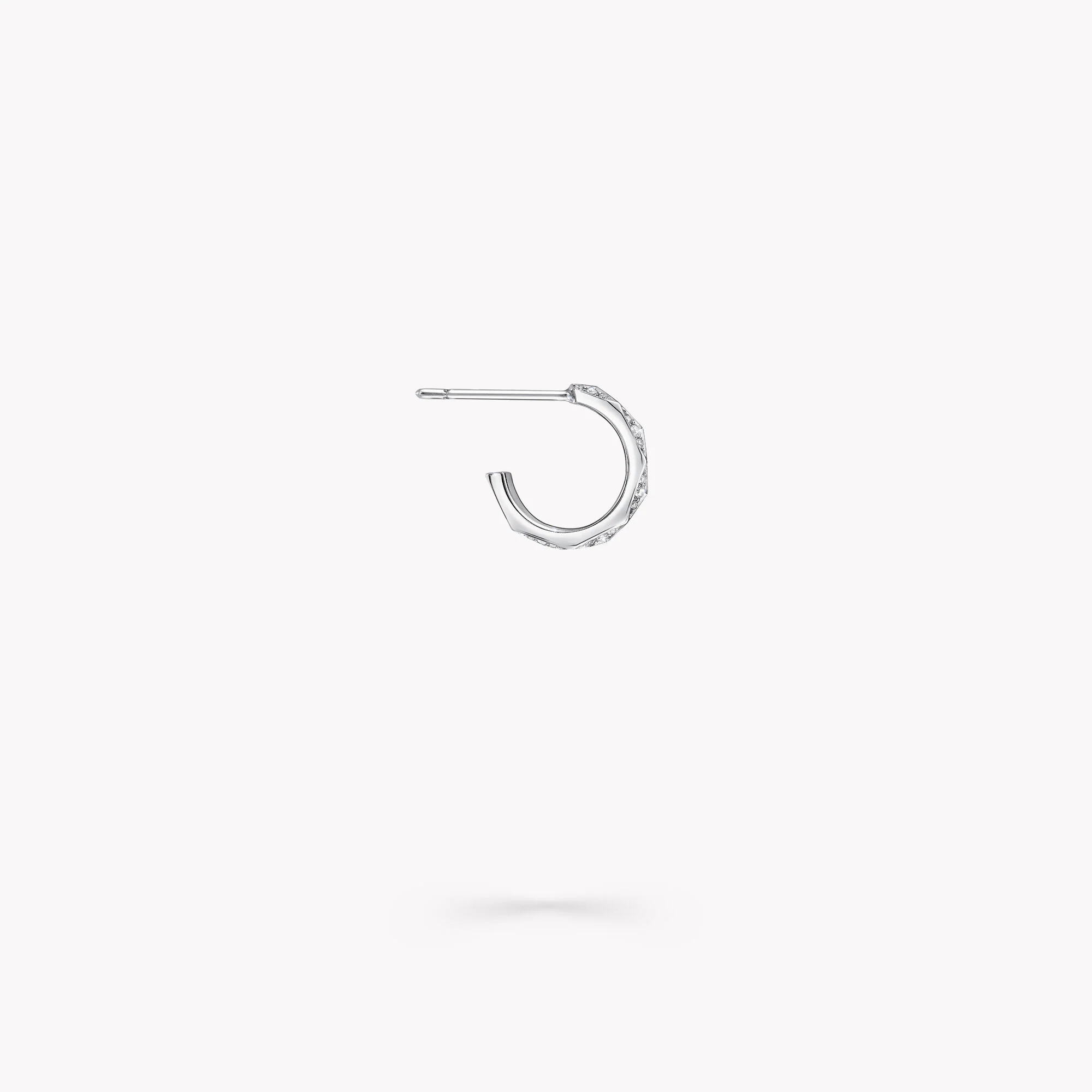 Laurence Graff Signature Pavé Diamond Hoop Earrings - Image 3