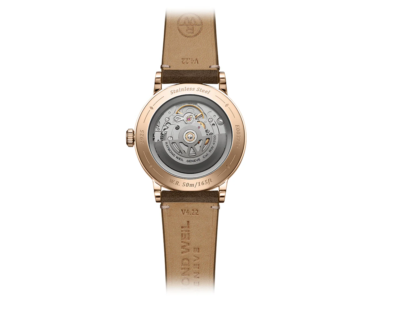 Millesime Men's Automatic Brown Leather Strap Watch - Image 2