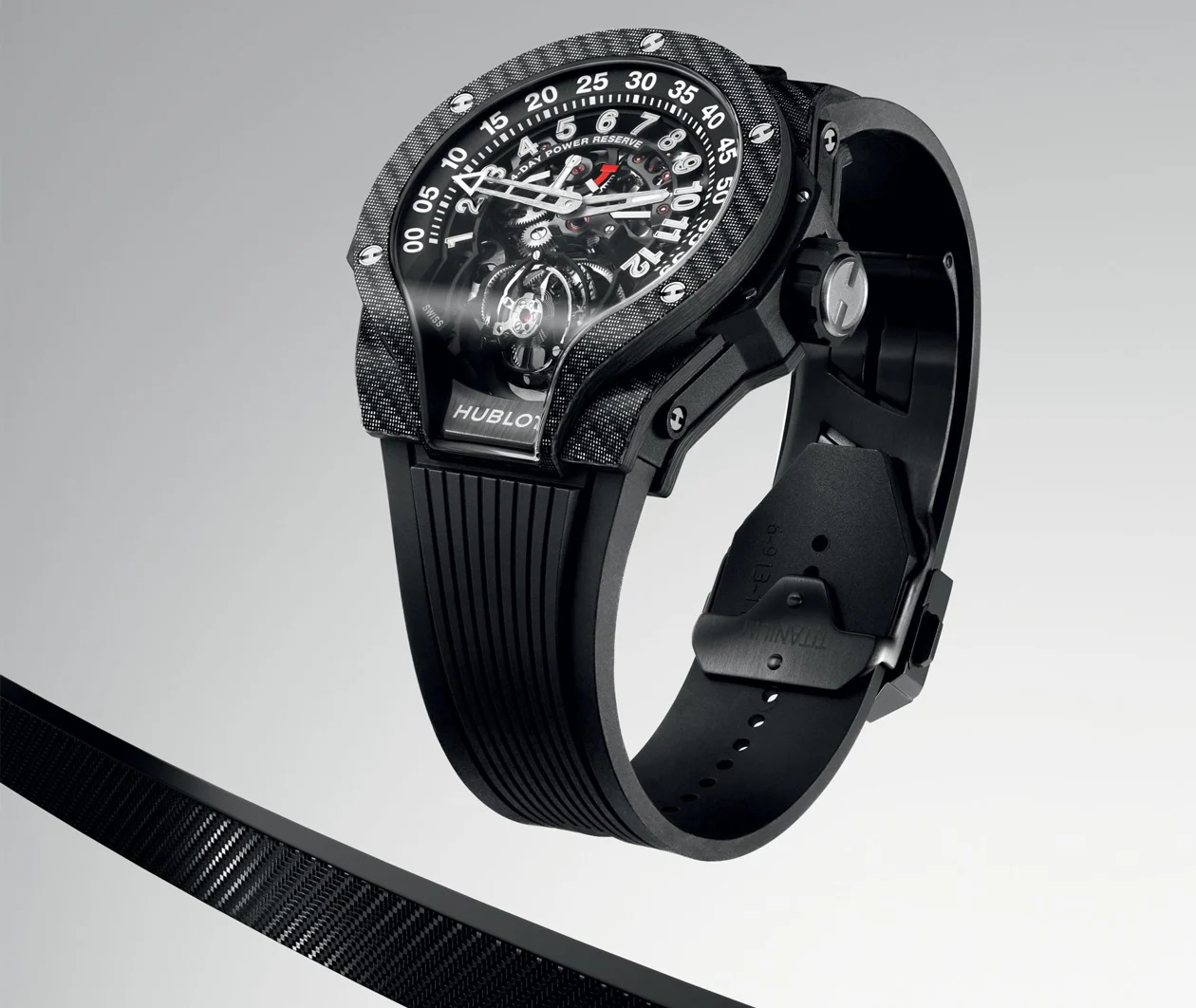 MP-13 Tourbillon Bi-Axis Retrograde Black Carbon 44mm - Image 3