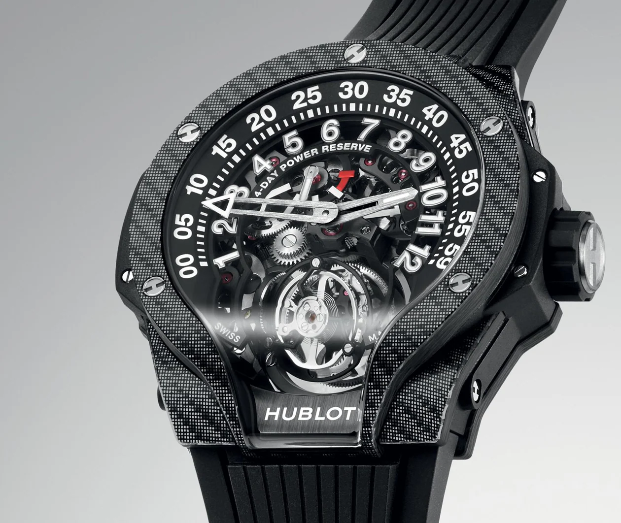 MP-13 Tourbillon Bi-Axis Retrograde Black Carbon 44mm - Image 4