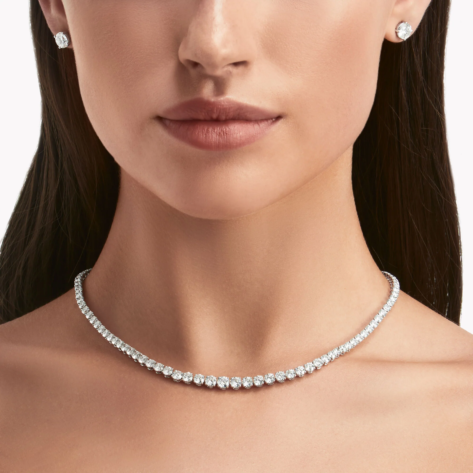 Round Diamond Necklace - Image 2