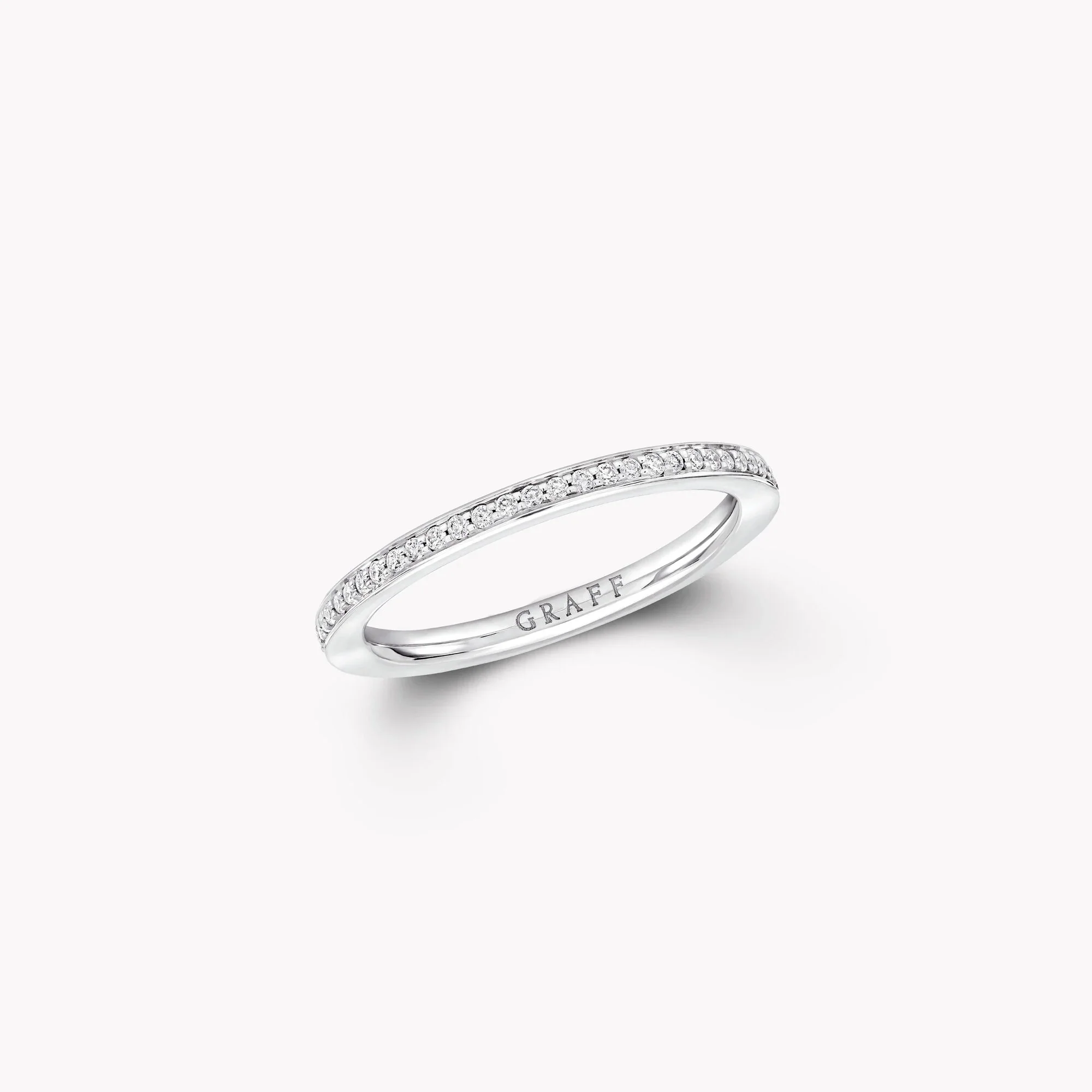Round Diamond Wedding Band