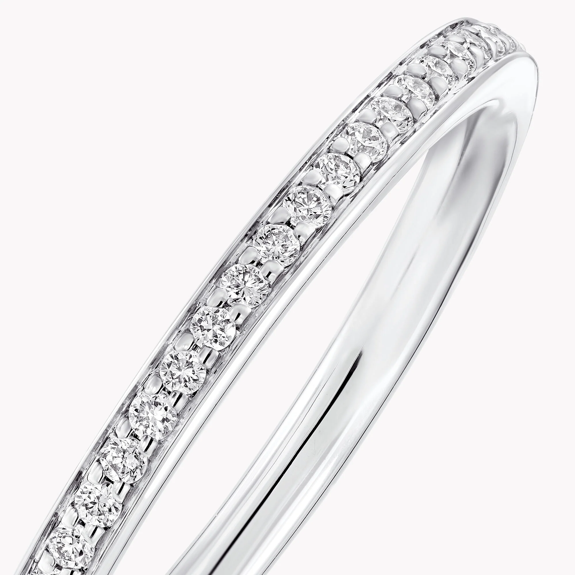Round Diamond Wedding Band - Image 3