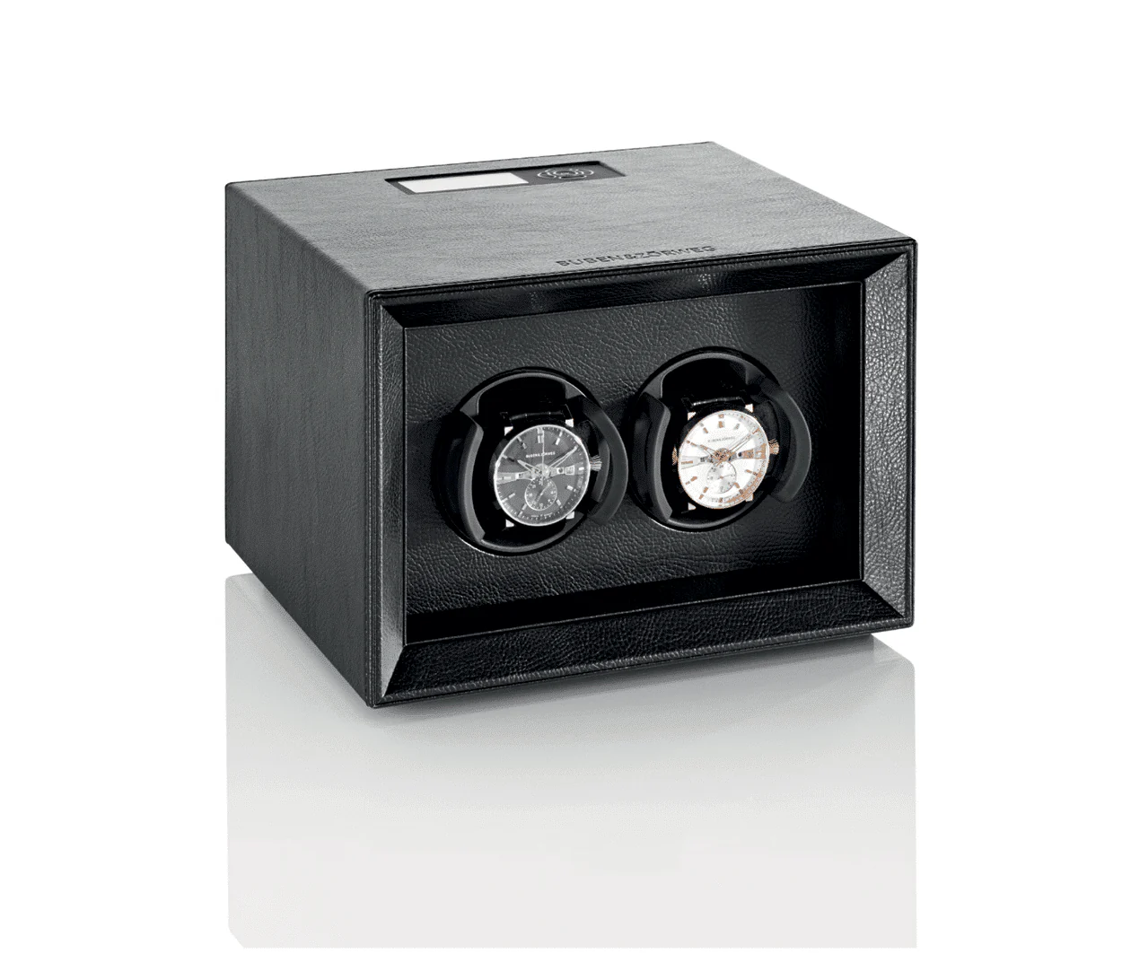 Safe Master 2 Watch Winder - Black Sky Leather