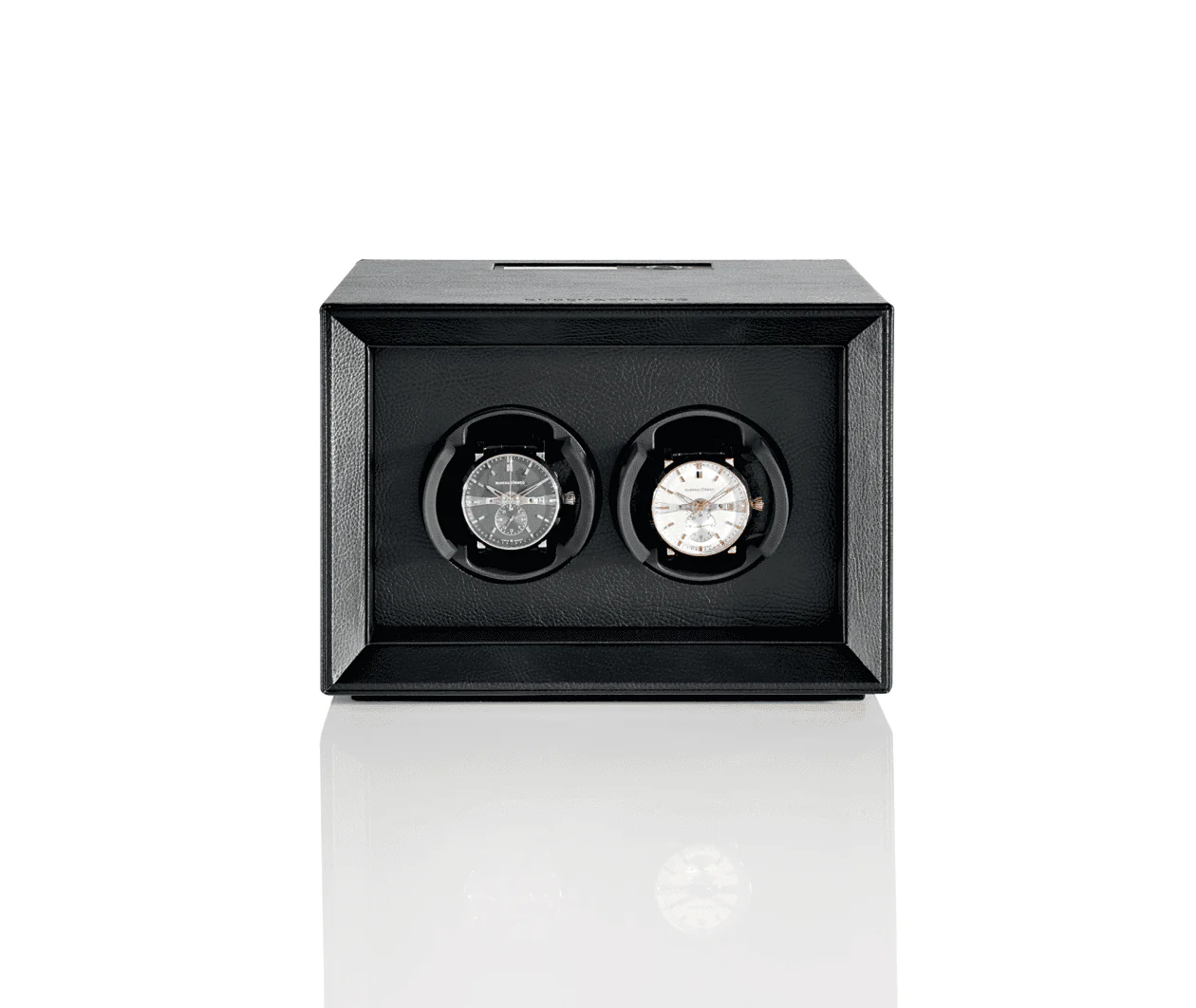 Safe Master 2 Watch Winder - Black Sky Leather - Image 2