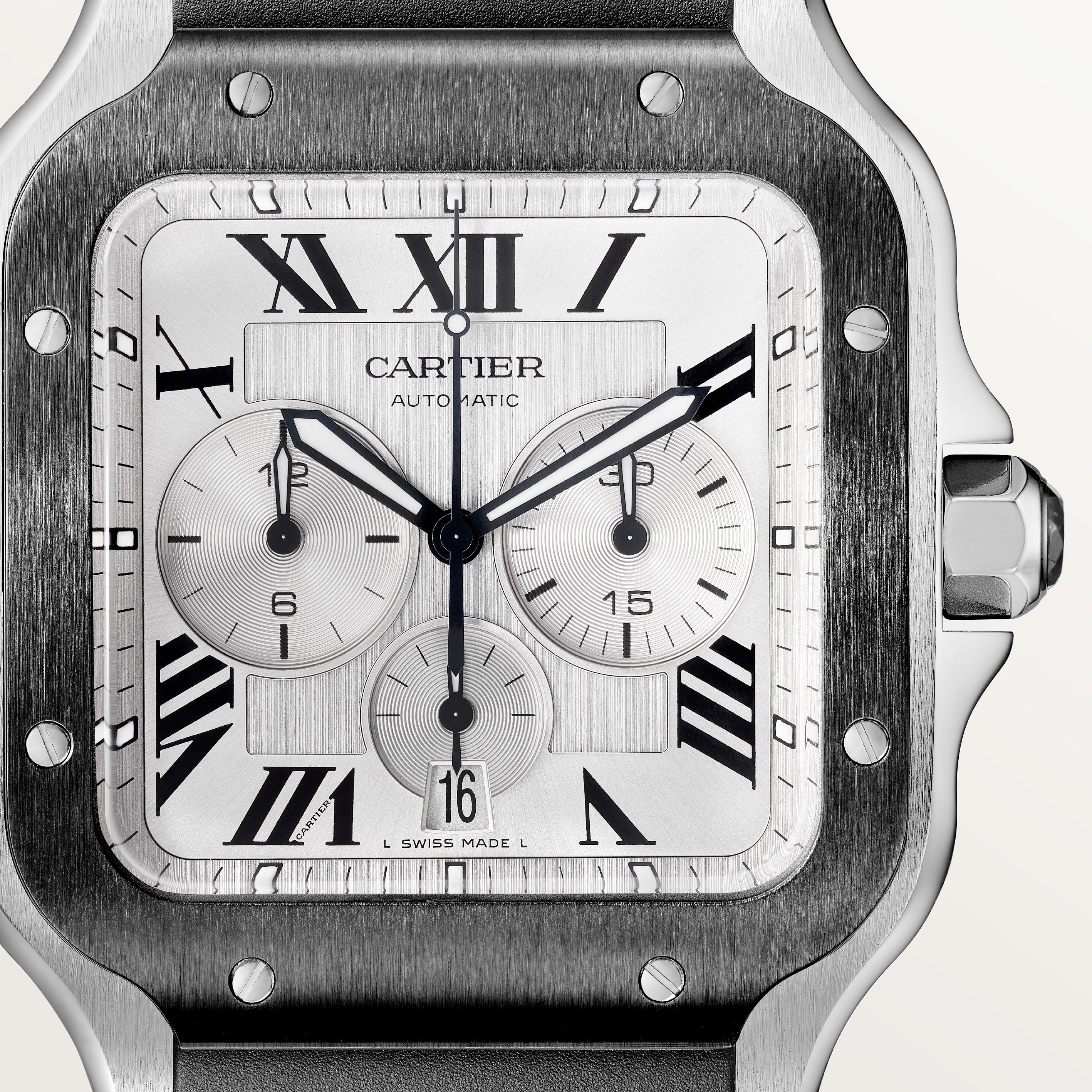 Santos de Cartier Chronograph watch - Image 10