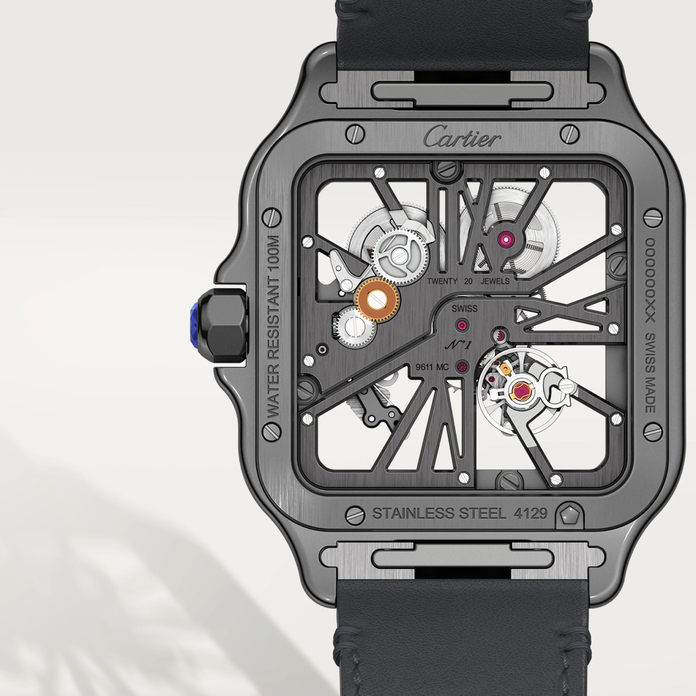 Santos de Cartier Skeleton watch - Image 3