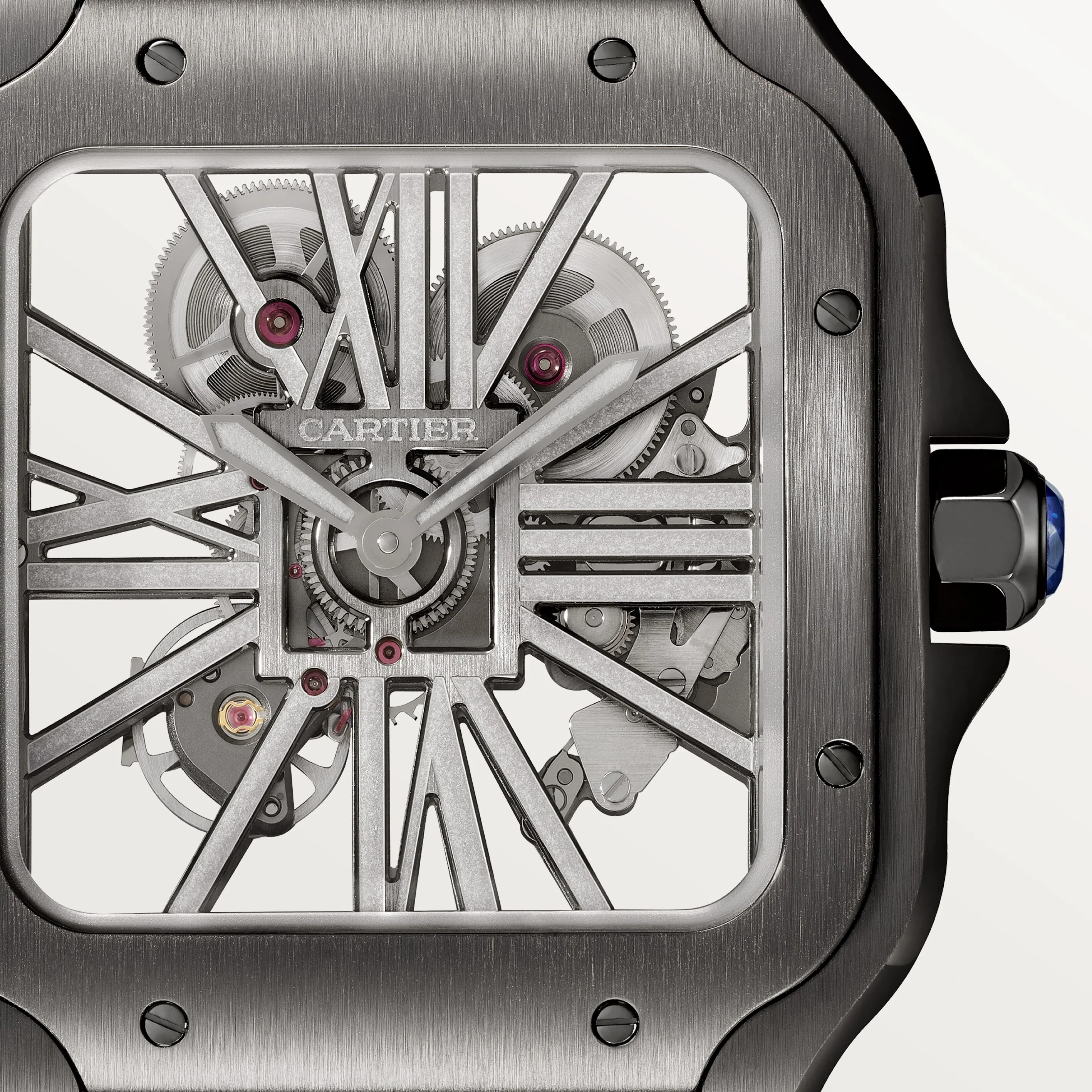 Santos de Cartier Skeleton watch - Image 7