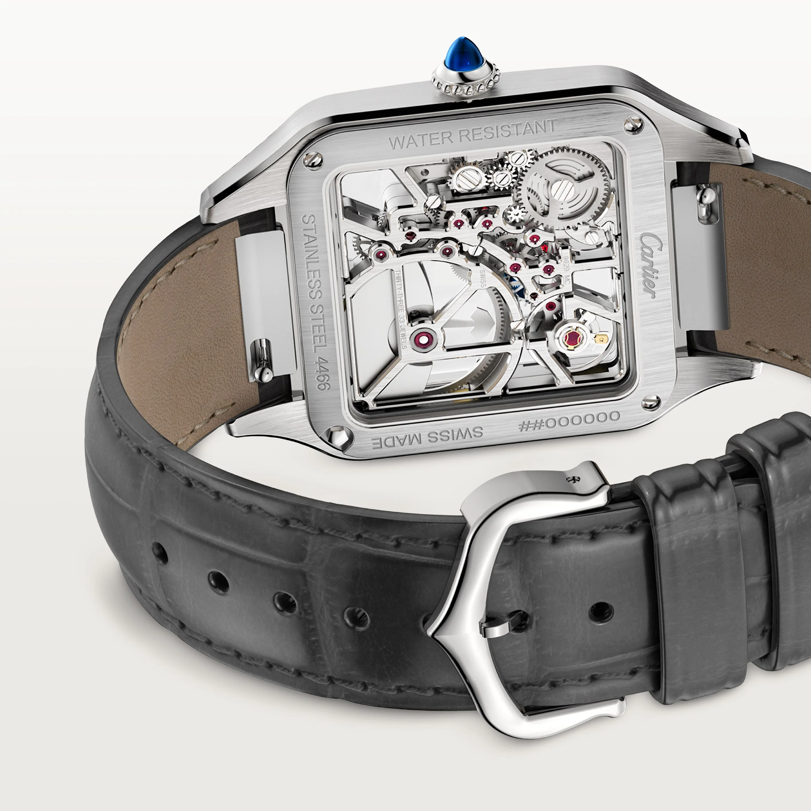 Santos-Dumont Skeleton watch with Micro-Rotor - Image 5