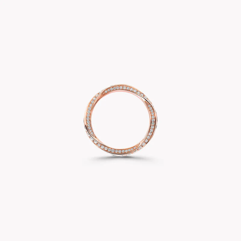Spiral Pavé Diamond Band - Image 5