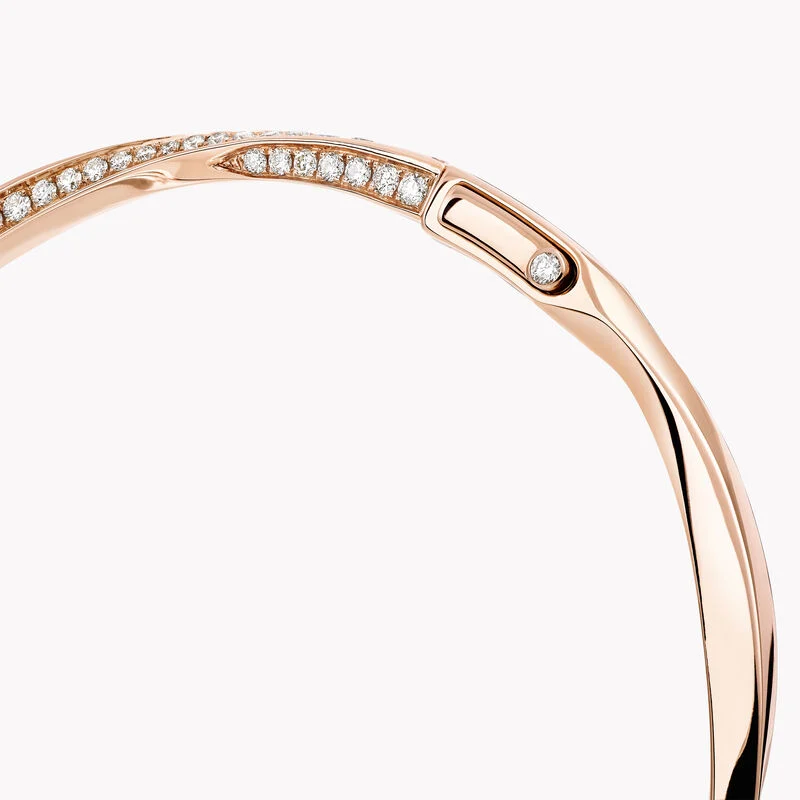 Spiral Pavé Diamond Bangle - Image 3
