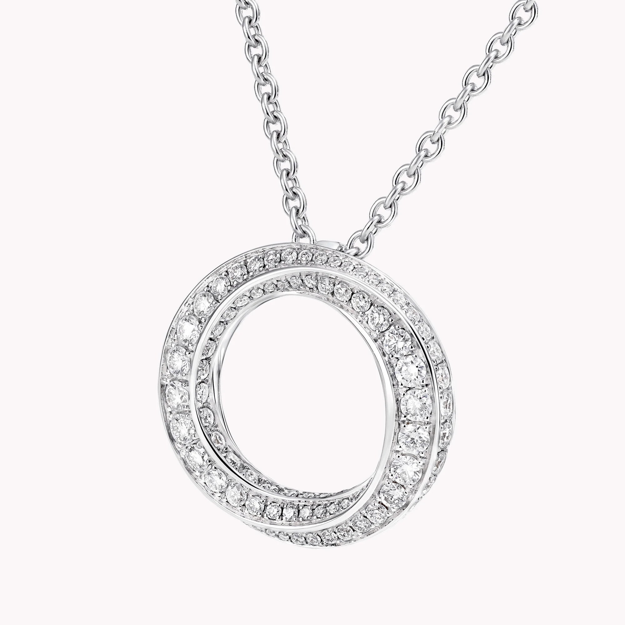 Spiral Pavé Diamond Pendant - Image 3