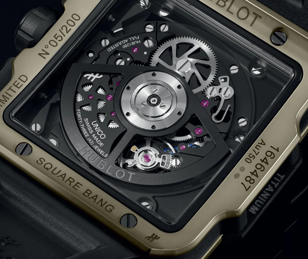 Square Bang Unico Magic Gold 42mm - Image 6