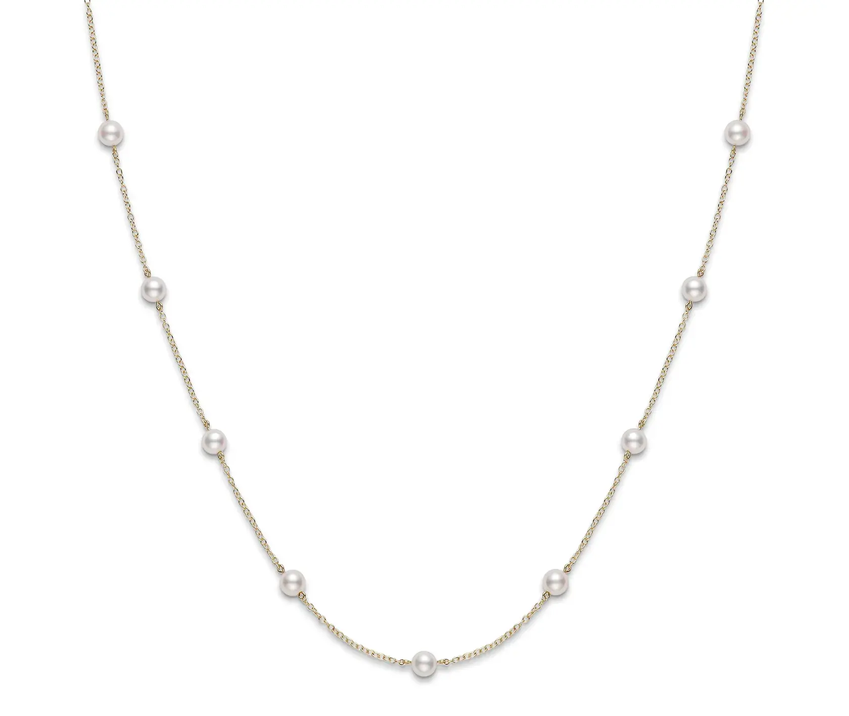 Station Akoya Cultured Pearl Necklace