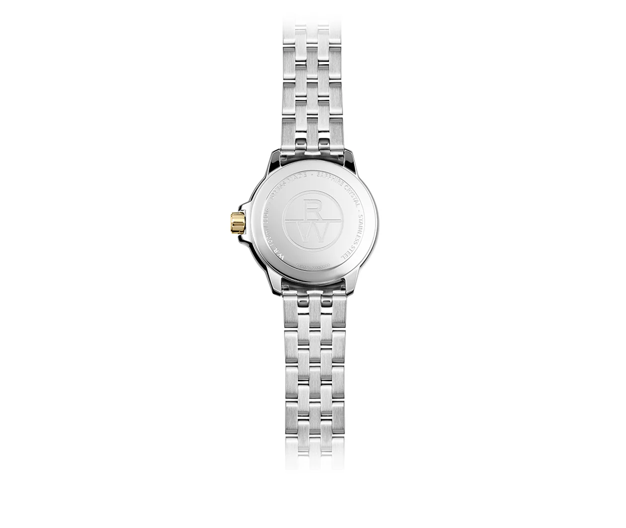 Tango Classic Ladies Quartz Two-Tone White Dial Steel Date Watch - Image 2