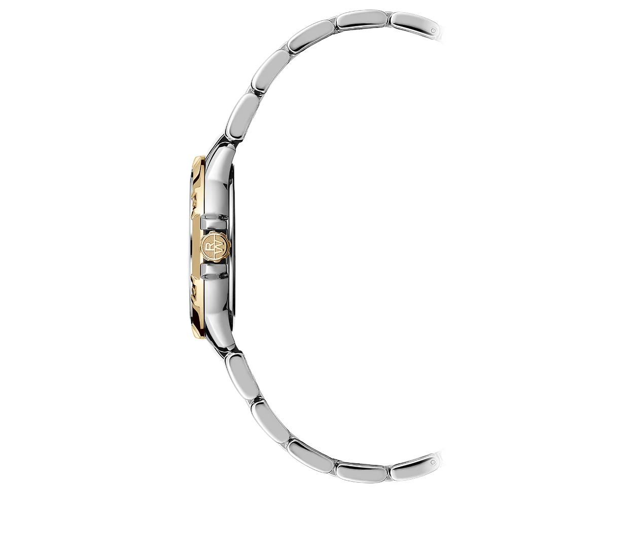 Tango Classic Ladies Quartz Two-Tone White Dial Steel Date Watch - Image 3