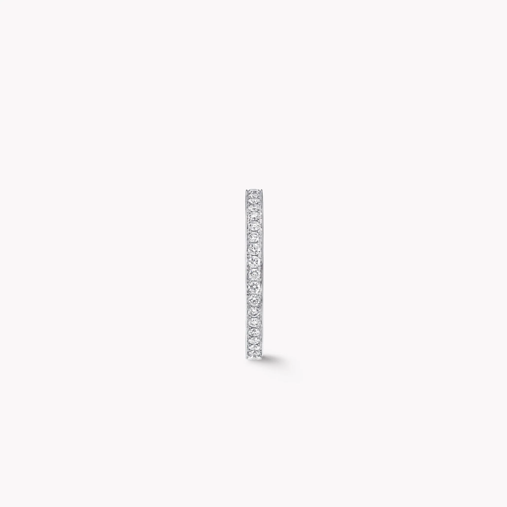 Thread Set Diamond Wedding Band - Image 2