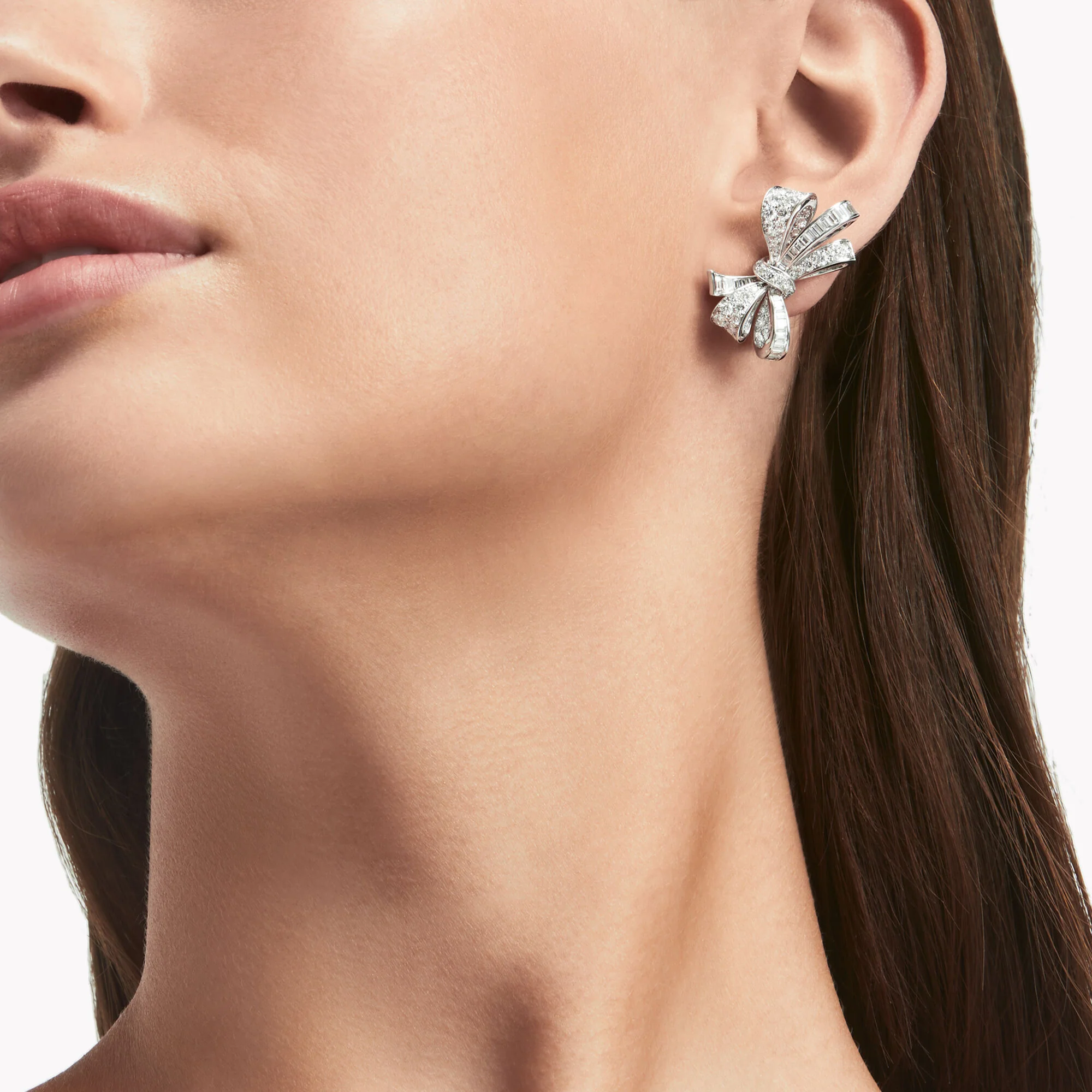 Tilda's Bow Classic Diamond Stud Earrings - Image 2