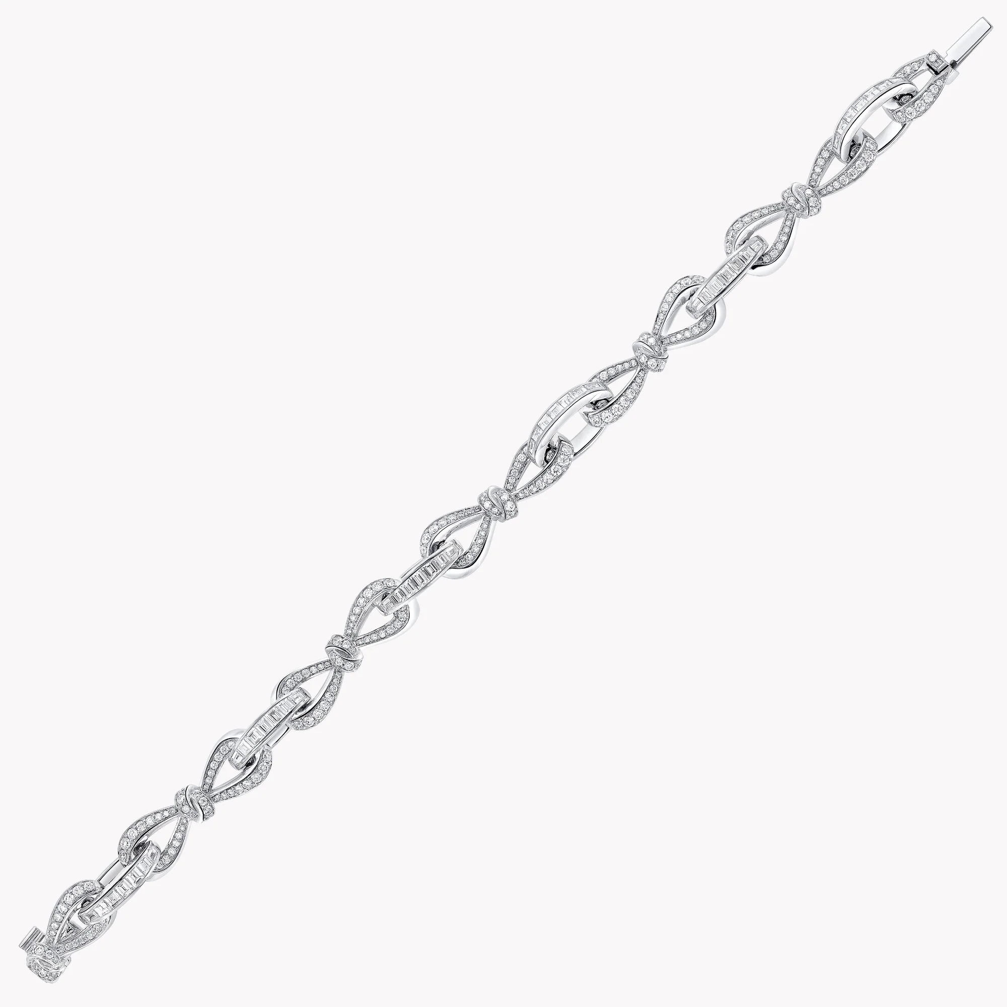 Tilda's Bow Diamond Link Bracelet - Image 3
