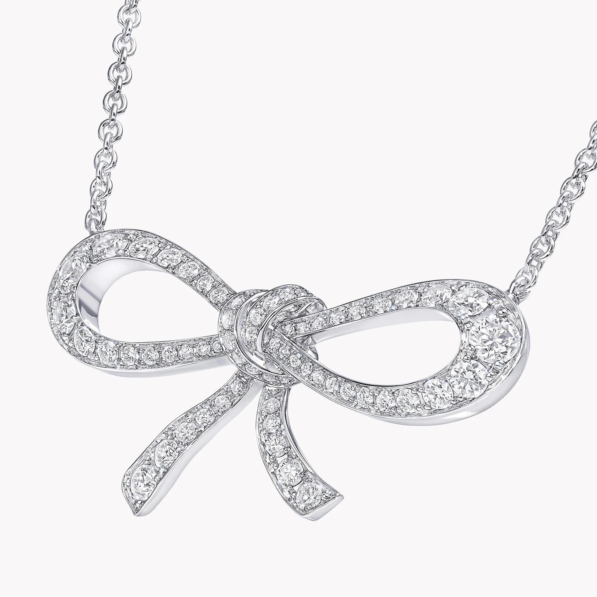 Tilda's Bow Mini Diamond Pendant - Image 3