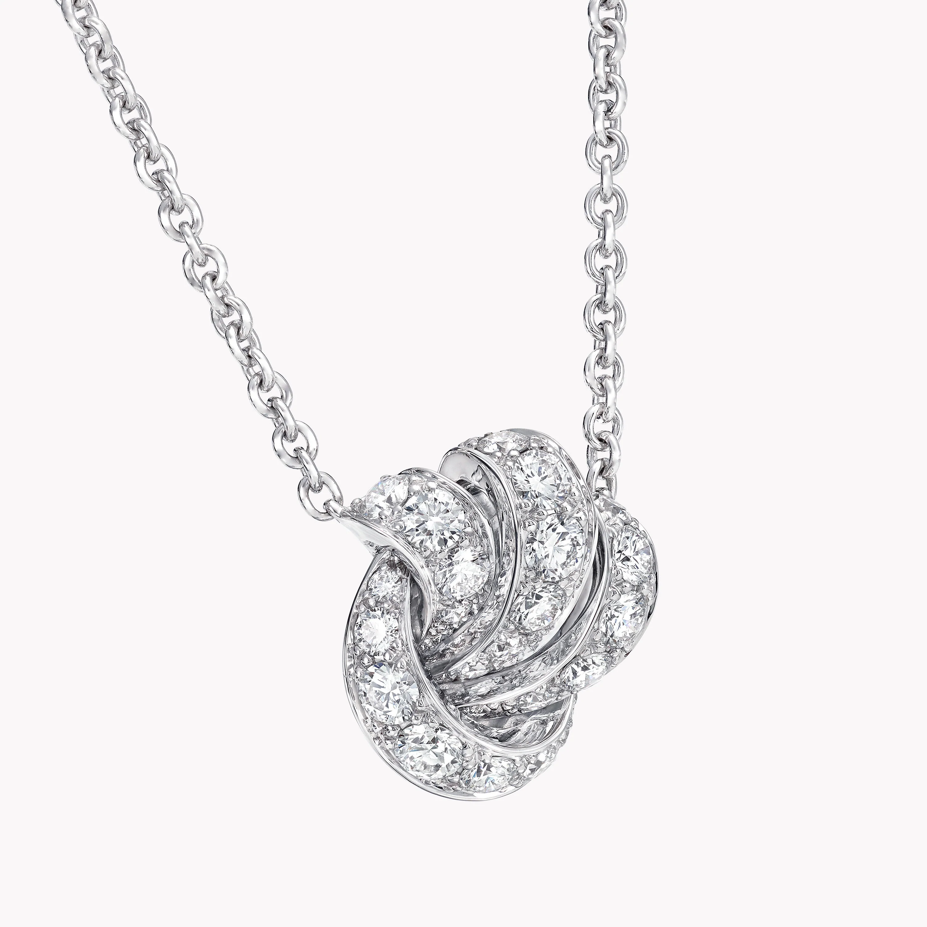 Tilda’s Bow Pavé Diamond Pendant - Image 3