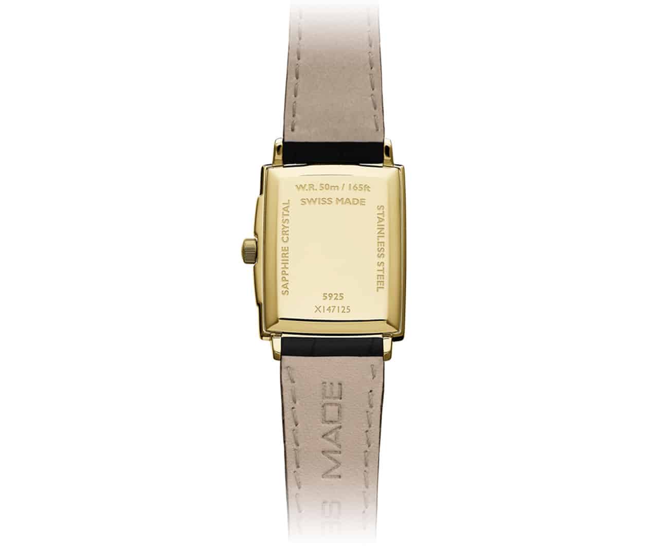 Toccata Ladies Gold Quartz Leather Watch - Image 2